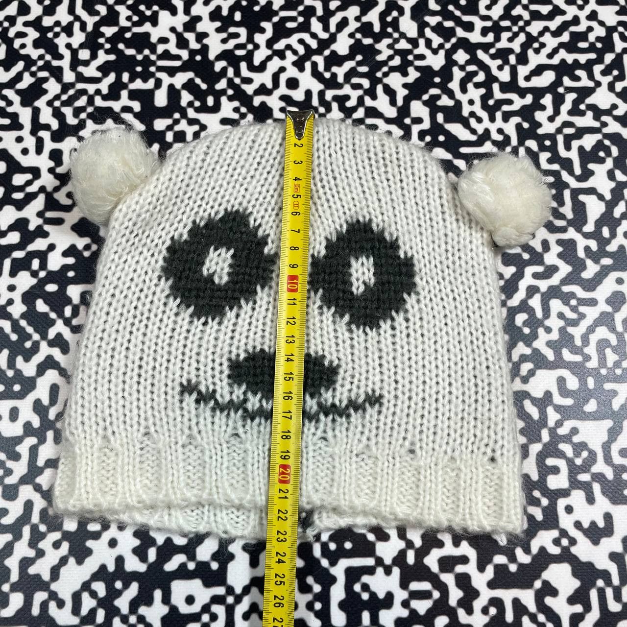 Vintage Vintage Y2K Panda Face Animal Japanese Style Beanie Hat Size ONE SIZE - 7 Thumbnail
