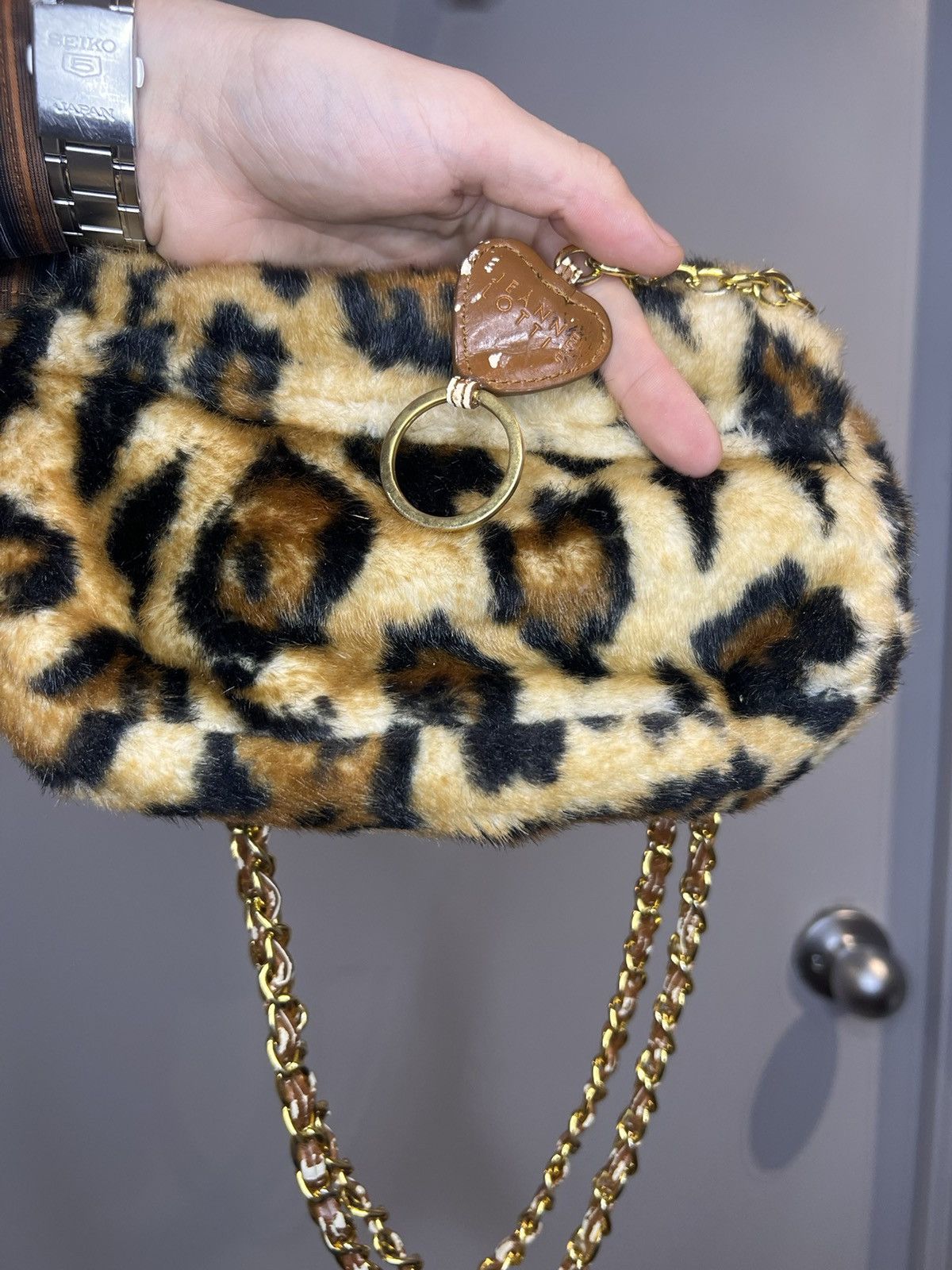 Vintage Vintage small leopard print bag Size ONE SIZE - 3 Thumbnail