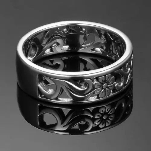 Jewelry × Vintage Silver 925 Rustic Ring Size ONE SIZE - 4 Thumbnail