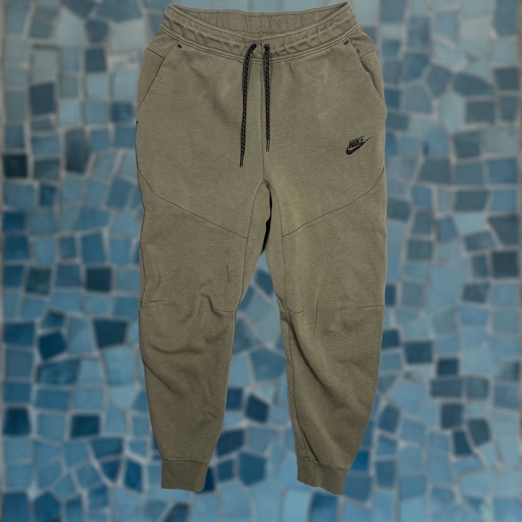 Nike Nike Tech Fleece Pants Mens S Joggers Athletic Sweatpants Olive Army CU4495 Size US 29 - 1 Thumbnail
