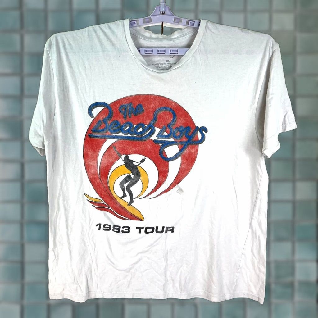 Etro Beach Boys 1993 Tour T-Shirt Adult XL White Retro Graphic Mens Size US XL / EU 56 / 4 - 1 Thumbnail