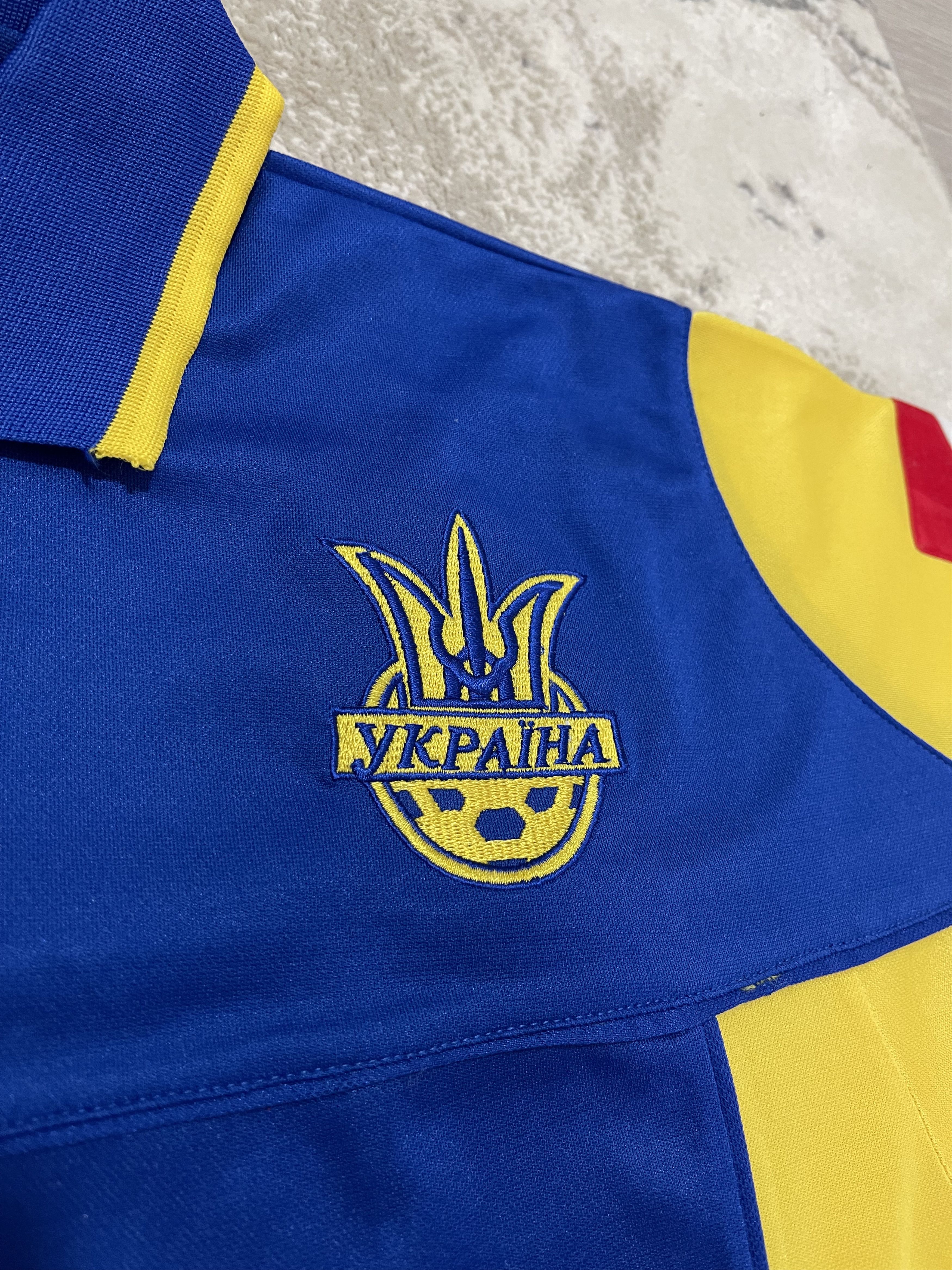 Lotto Sport Vintage Lotto Ukraine Jersey M 2004–06 Blue Yellow Size US M / EU 48-50 / 2 - 6 Thumbnail