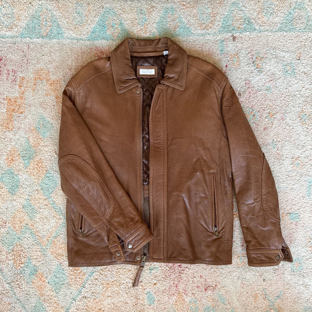 Barneys New York Vintage Barney’s New York Leather Aviator Jacket Size US M / EU 48-50 / 2 - 1 Thumbnail