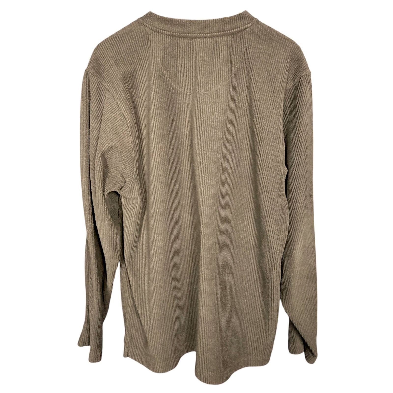 Body Glove Vintage 90s Body Glove Men's L Green Ribbed V-Neck Sweater Size US L / EU 52-54 / 3 - 3 Thumbnail