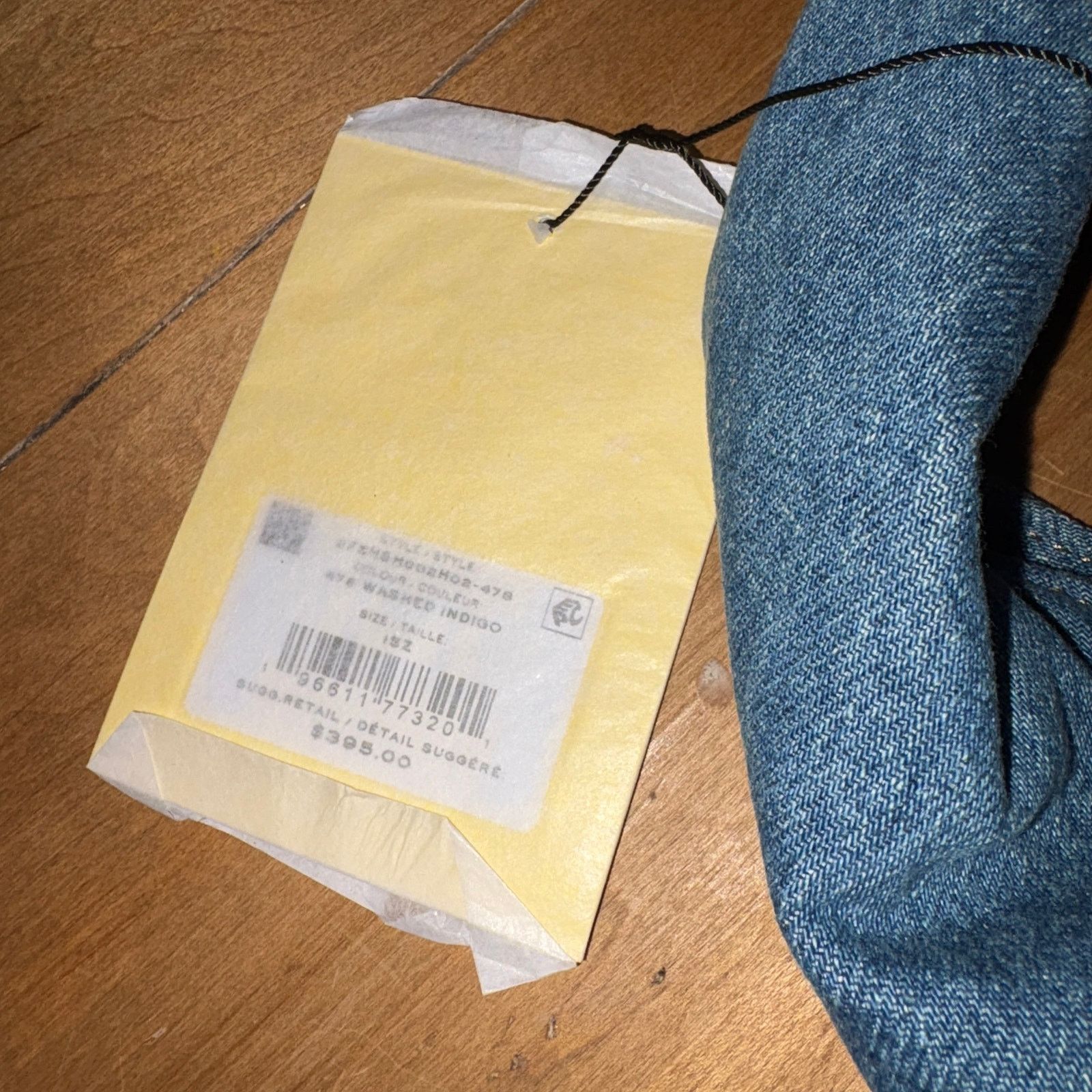 Marc Jacobs Marc Jacobs x A.P.C. The Large Sack Bag Denim Varsity Blue Size ONE SIZE - 7 Thumbnail