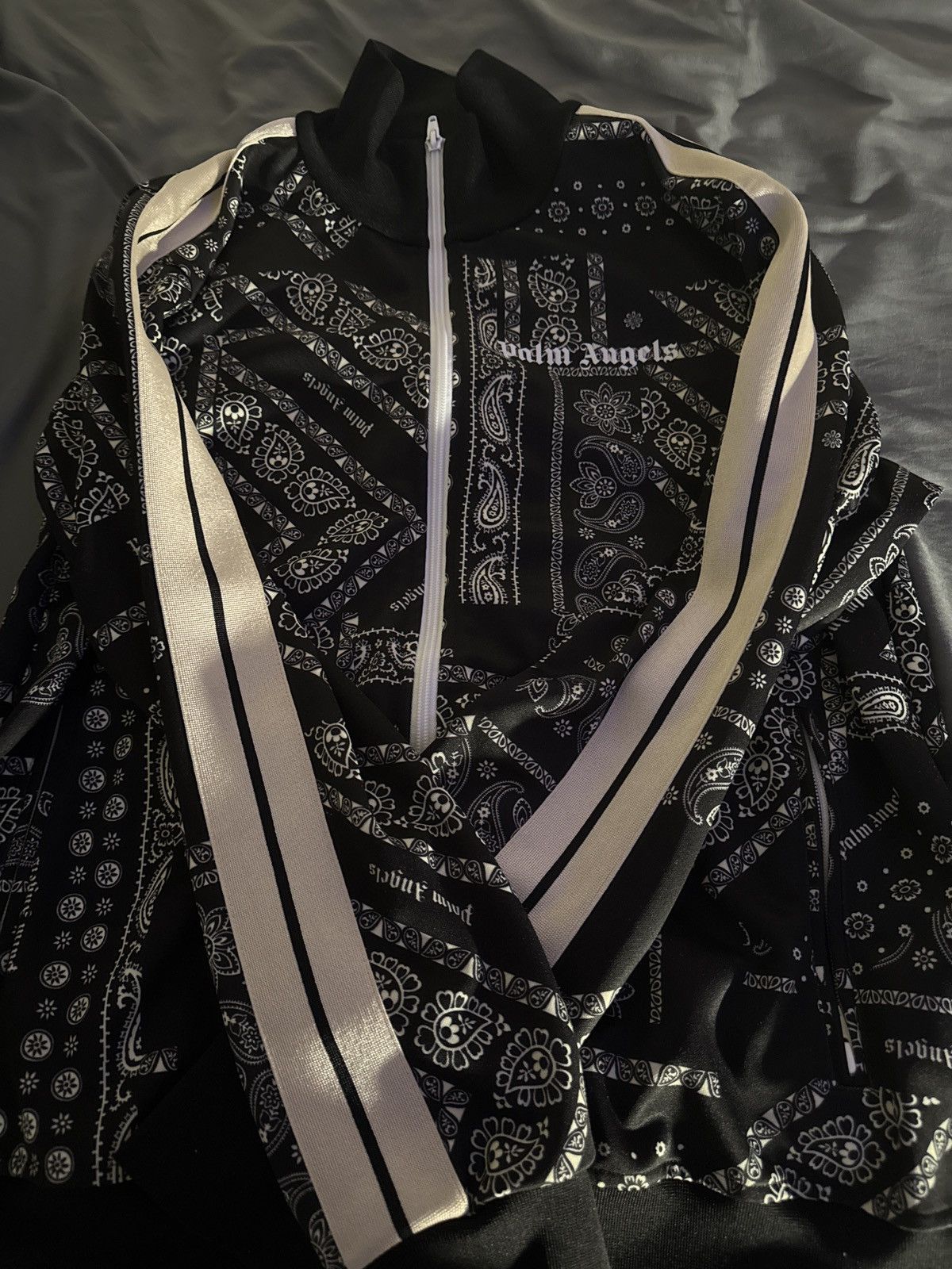 Palm Angels Palm Angels Bandana Zip Up Size US M / EU 48-50 / 2 - 2 Thumbnail