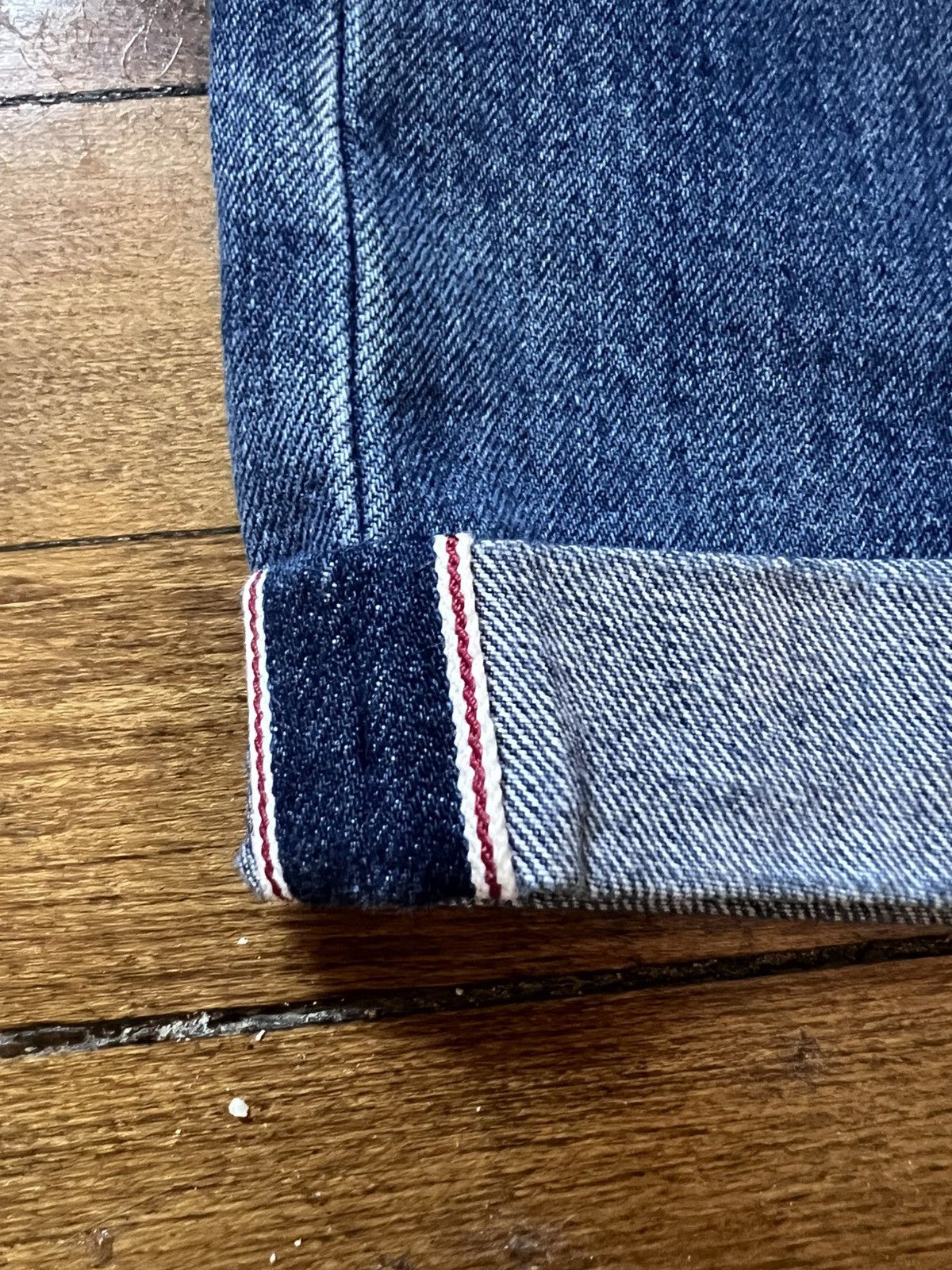 Paul Smith Mainline faded cropped cuffed jeans, selvedge denim, size 36 Size US 36 / EU 52 - 8 Thumbnail