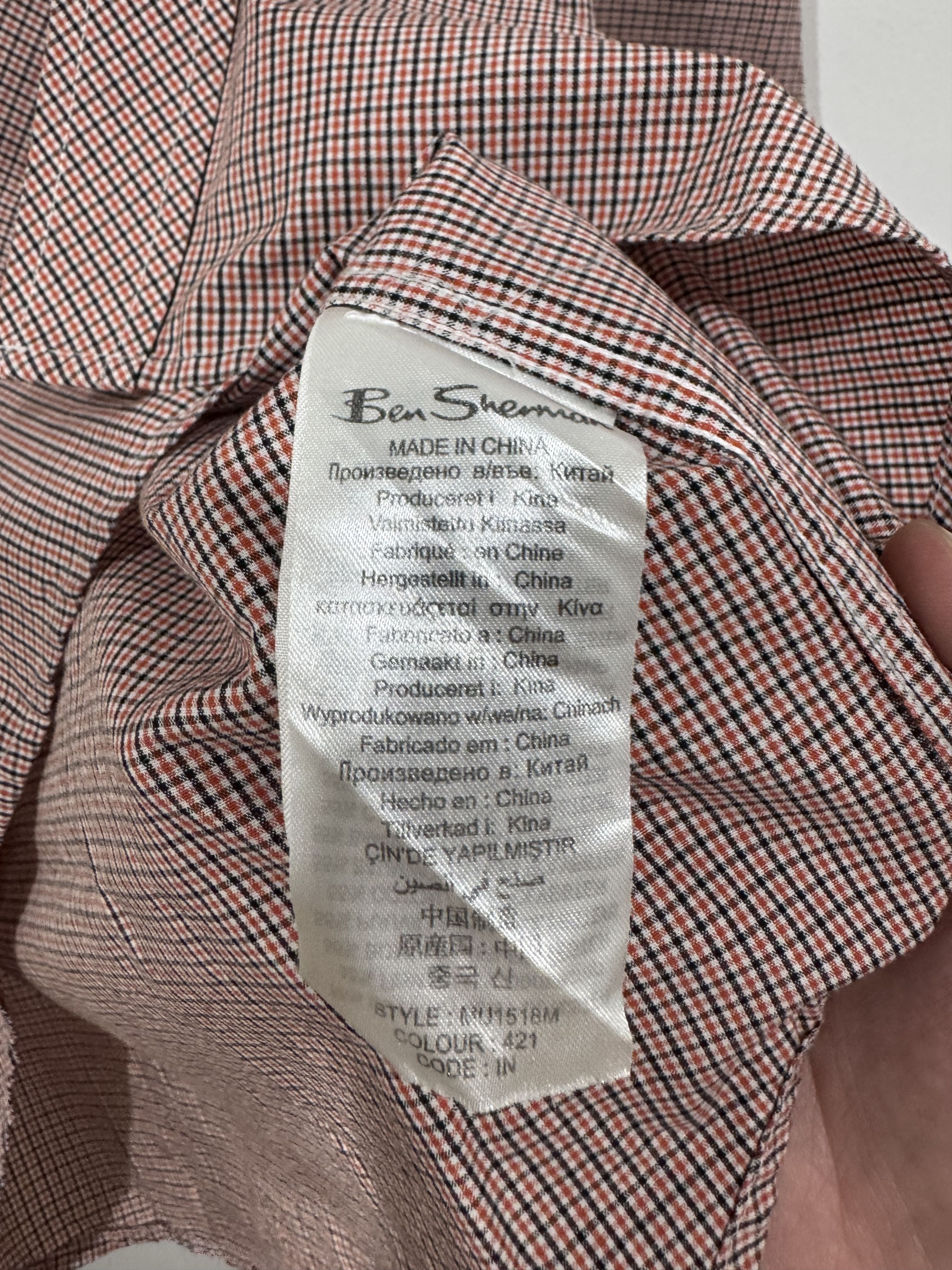 Ben Sherman Ben Sherman Shirt Size US XS / EU 42 / 0 - 2 Thumbnail