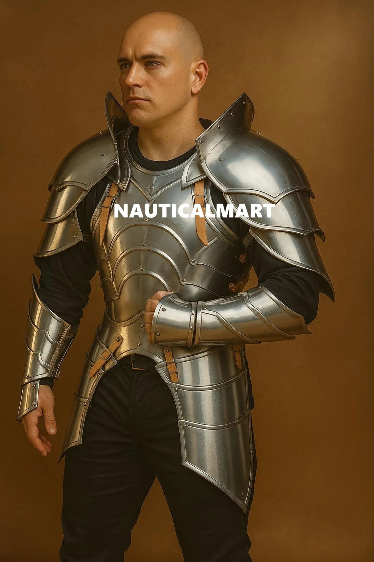 Other Medieval Steel Knight Armor Suit Size ONE SIZE - 5 Thumbnail