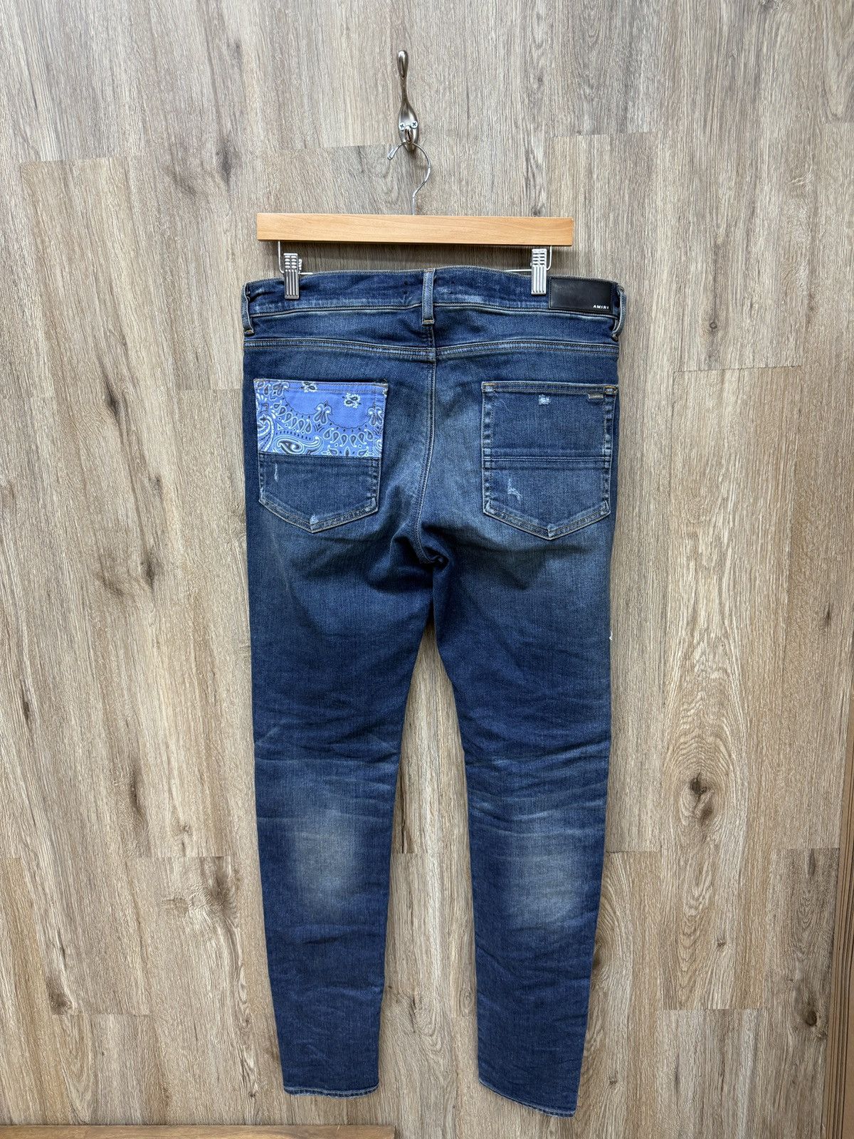 Amiri Amiri Blue Jeans Bandana Patch Size US 36 / EU 52 - 7 Thumbnail