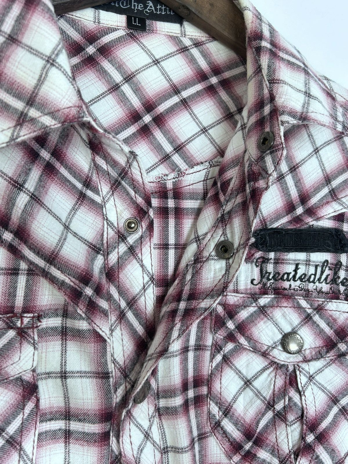 In The Attic Vintage Rare In The Attic Plaid Button Up Shirt Size US L / EU 52-54 / 3 - 11 Thumbnail