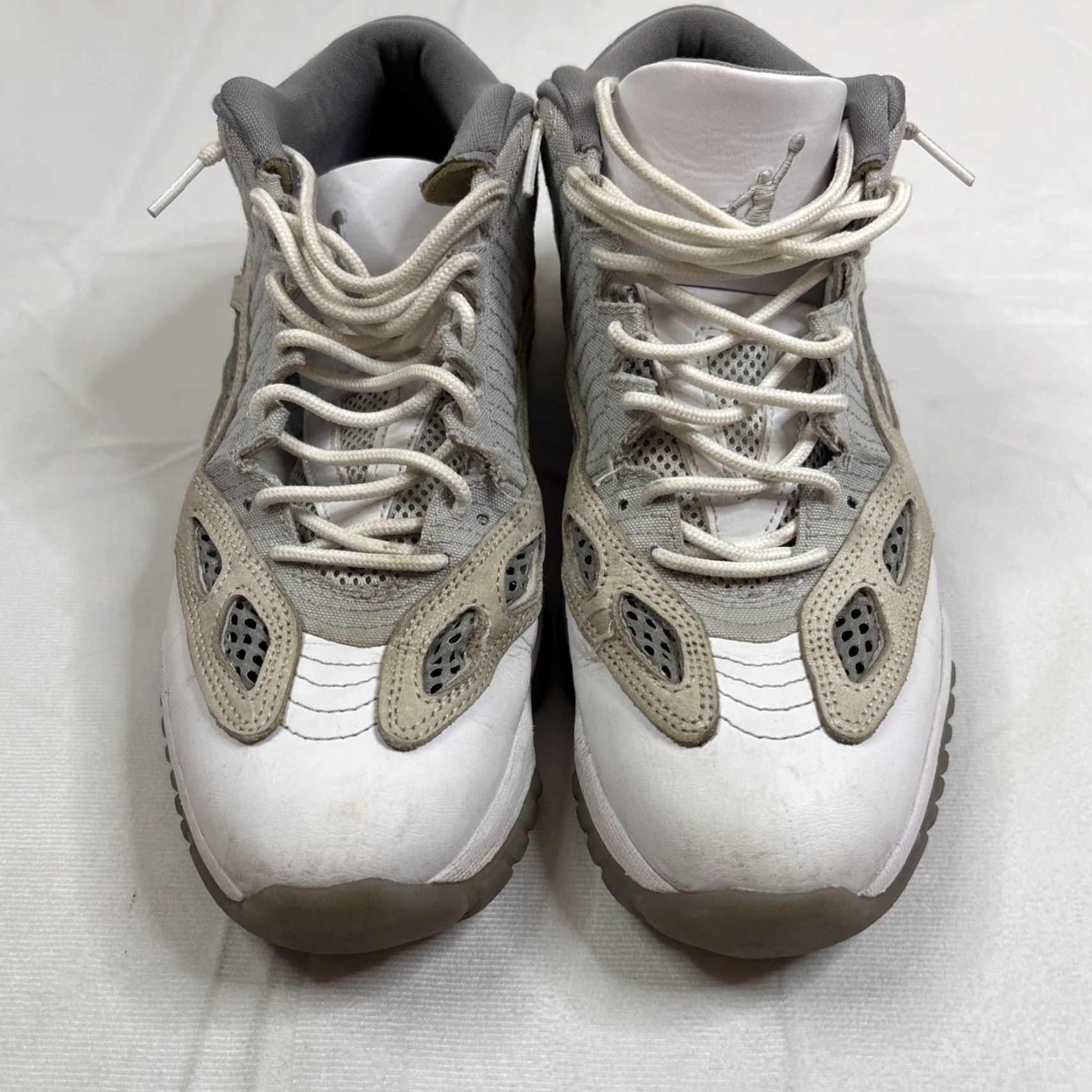 Jordan Brand Nike Air Jordan 11 Retro Low IE Light Orewood Mens Size 10 Sneaker Gray Leather Cushioned Breathable Rubber Low Top Basketball Shoes Size US 9 / EU 42 - 4 Thumbnail