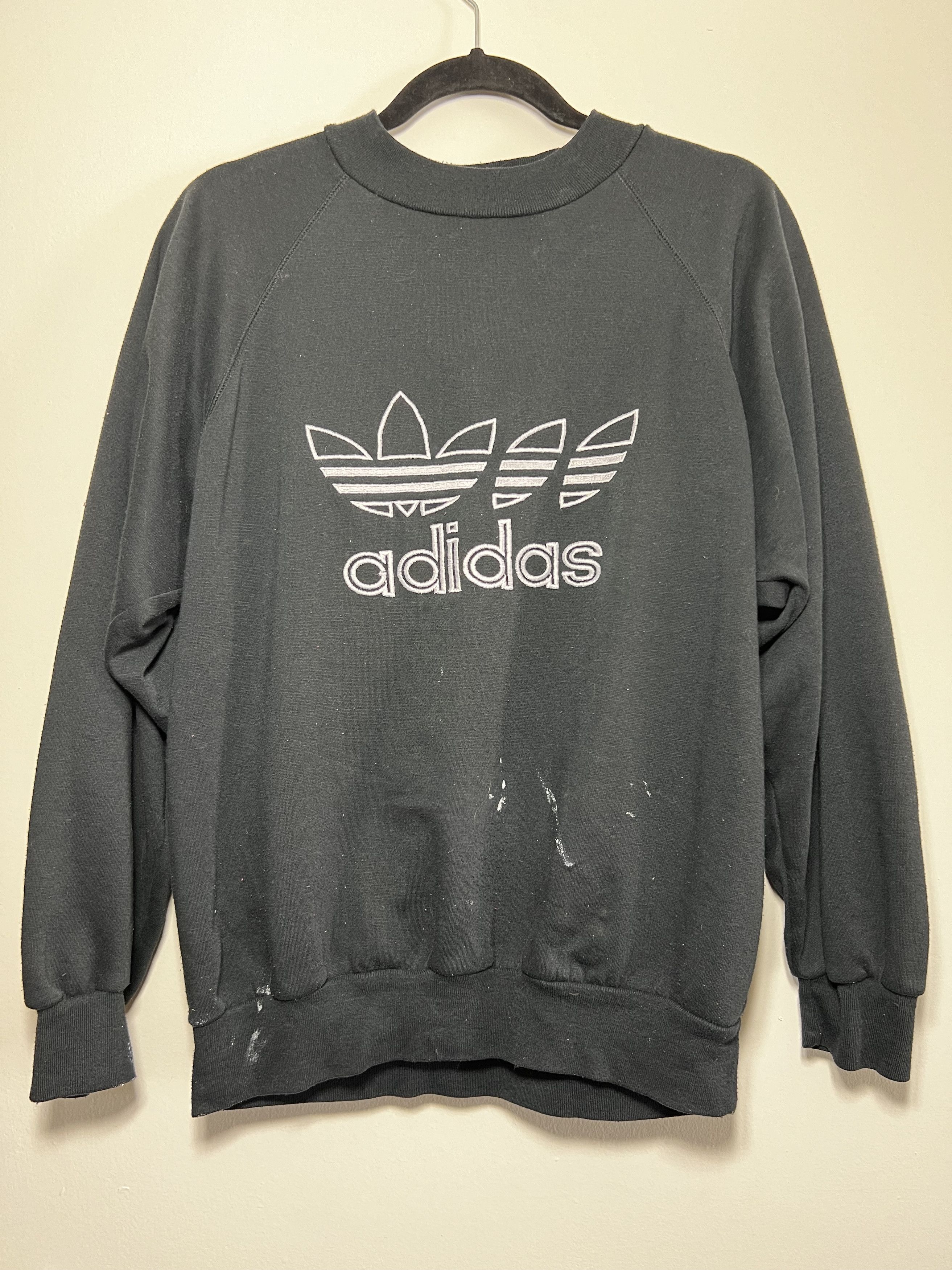 Adidas × Logo Athletic × Vintage Vintage 1990's Adidas Logo Pullover Sweatshirt Size US M / EU 48-50 / 2 - 1 Thumbnail