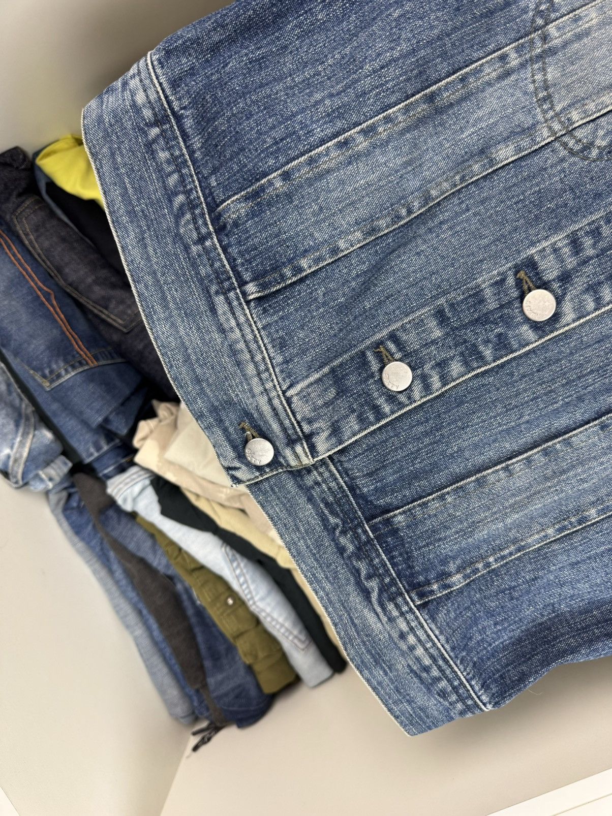 Miss Sixty Miss Sixty Vintage Denim Trucker Vest Made in Italy Y2K Size M / US 6-8 / IT 42-44 - 14 Thumbnail