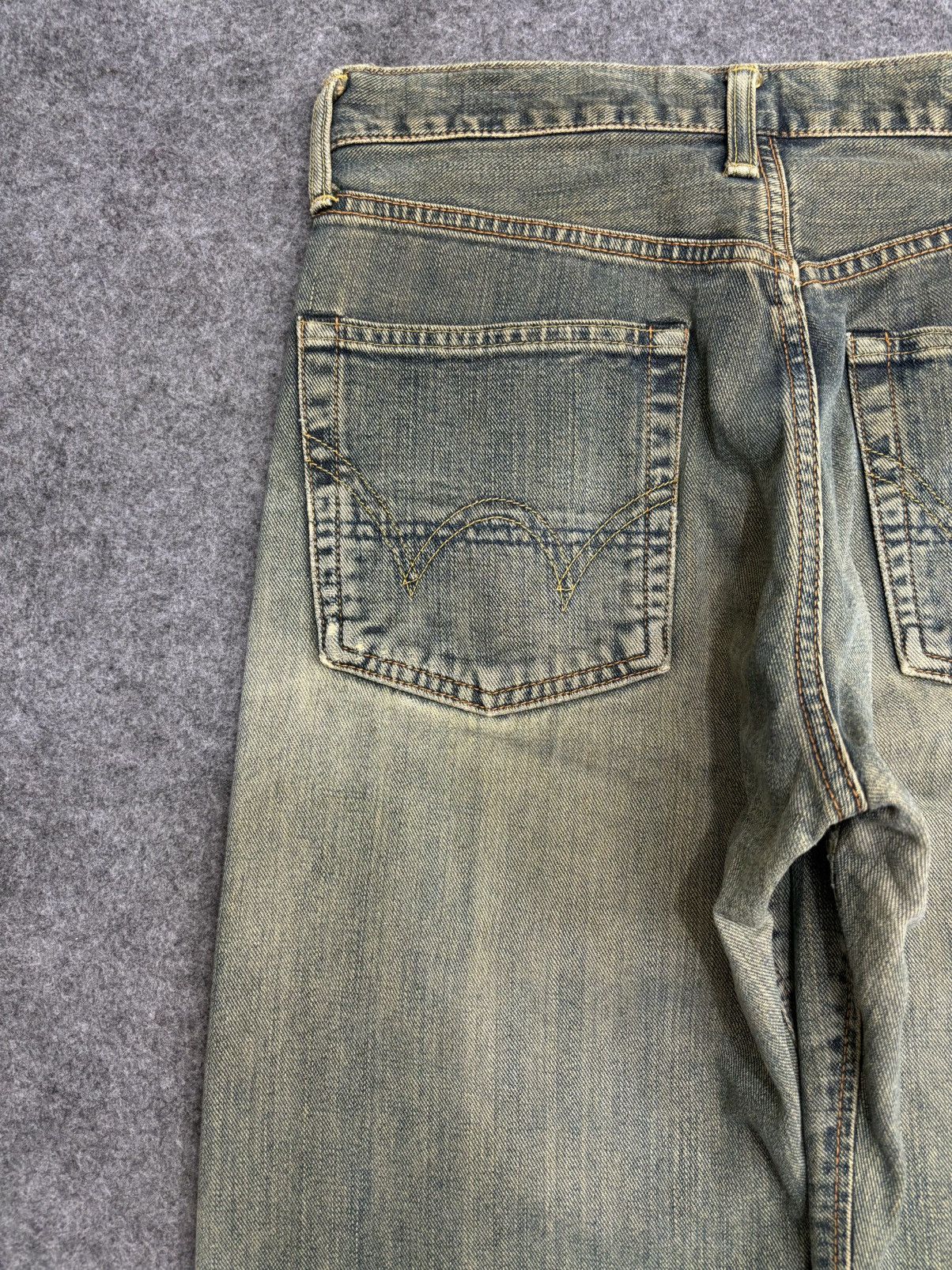 Edwin 💥Rare Selvedge💥Vintage Edwin 505X Yellow Selvedge Denim F578 Size US 29 - 13 Thumbnail