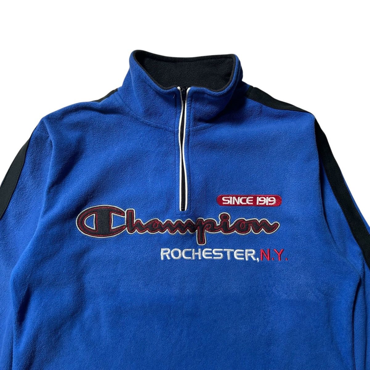 Champion Vintage Champion Logo Quarter Zip Sweatshirt Size M / US 6-8 / IT 42-44 - 3 Thumbnail