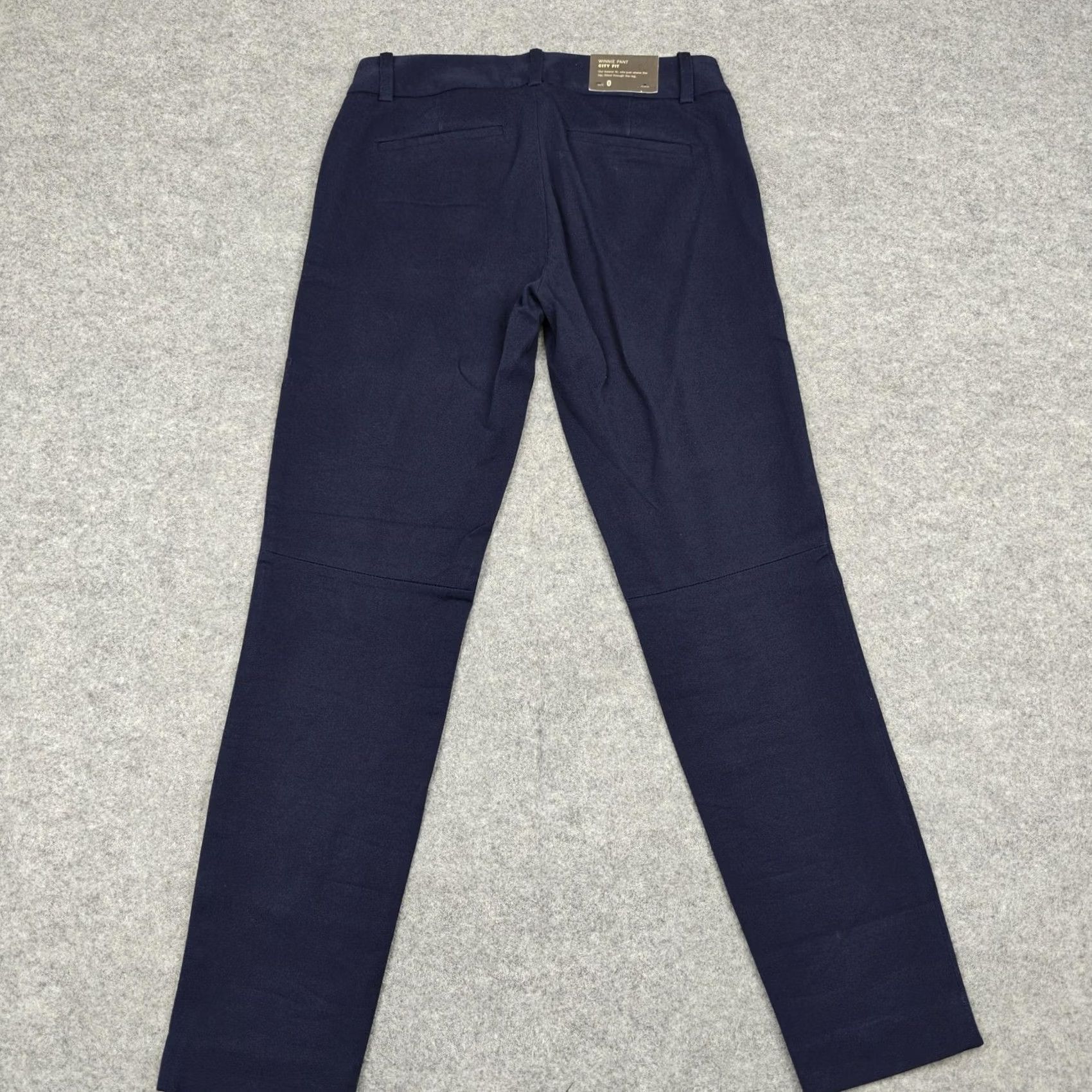 J.Crew J.CREW Pants Womens 0 Navy Blue Twill Winnie City Fit Slim Chino Stretch New Size 25" / US 0 / IT 36 - 6 Thumbnail