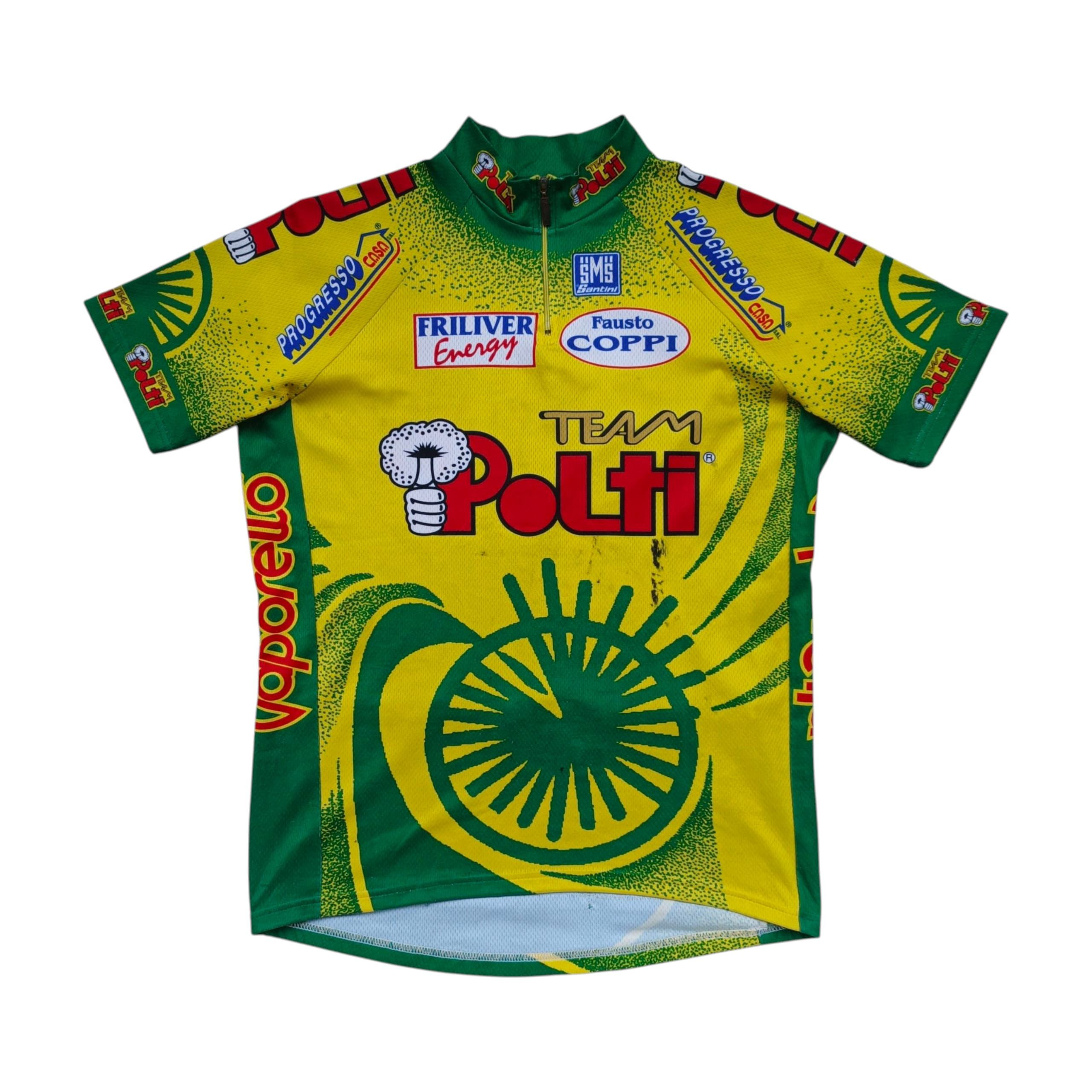 Vintage Vintage 90's Santini Jersey Team Polti Size US XL / EU 56 / 4 - 1 Thumbnail