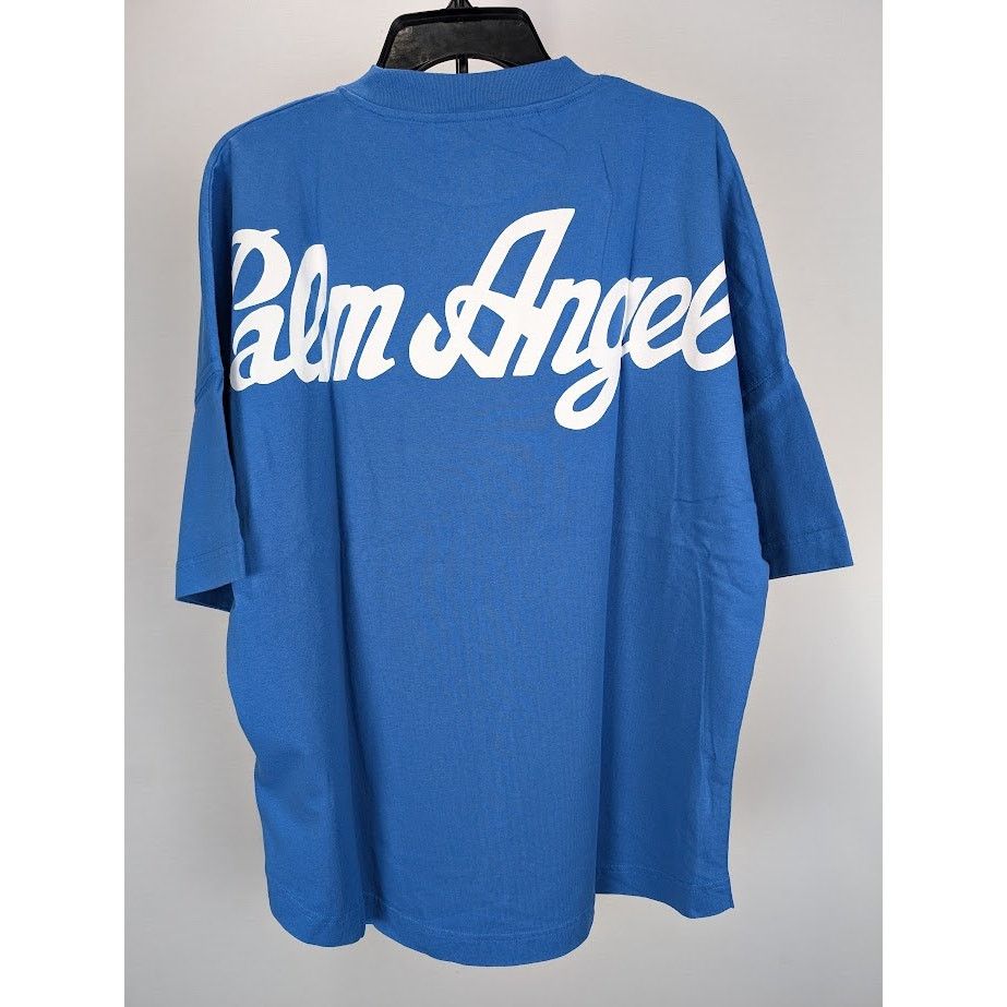 Palm Angels o1rshd1 Marine Logo Over T-Shirt in Blue / White Size US M / EU 48-50 / 2 - 13 Thumbnail