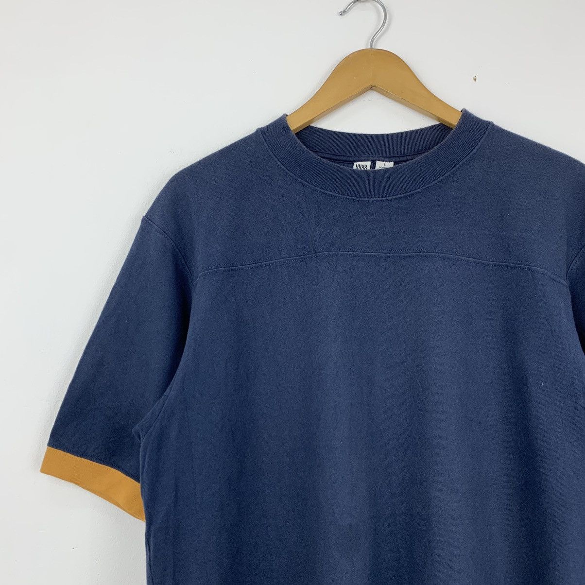 Japanese Brand × Uniqlo Uniqlo U Ringer T-Shirt Size US L / EU 52-54 / 3 - 3 Thumbnail