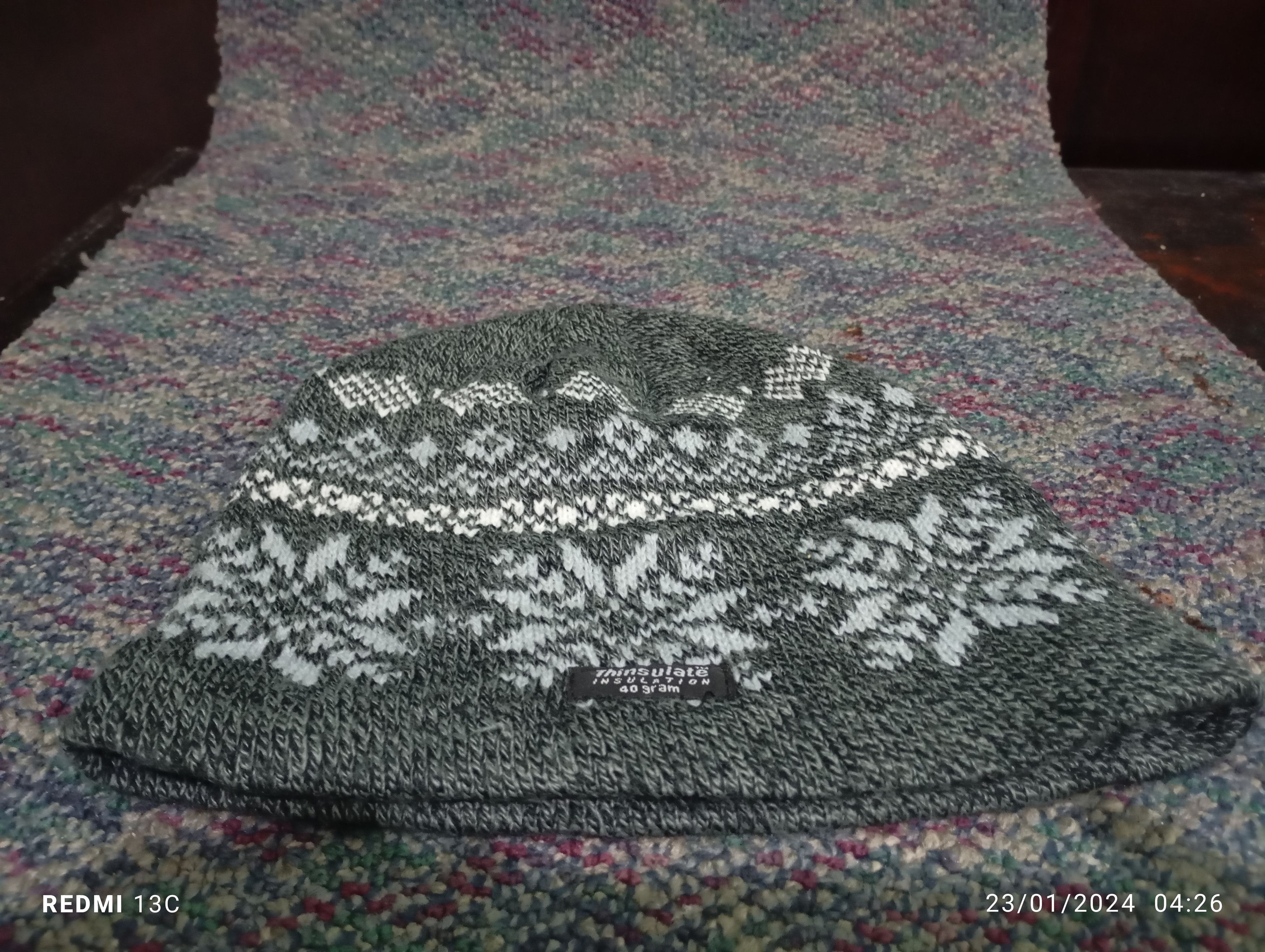 Native Native Navajo Beanie Hat Wool Beanie Hat Size ONE SIZE - 3 Thumbnail