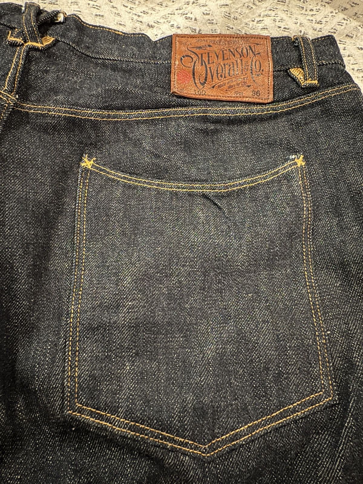 Stevenson Overall Co. STEVENSON 150 ENCINITAS JEANS Size US 36 / EU 52 - 3 Thumbnail
