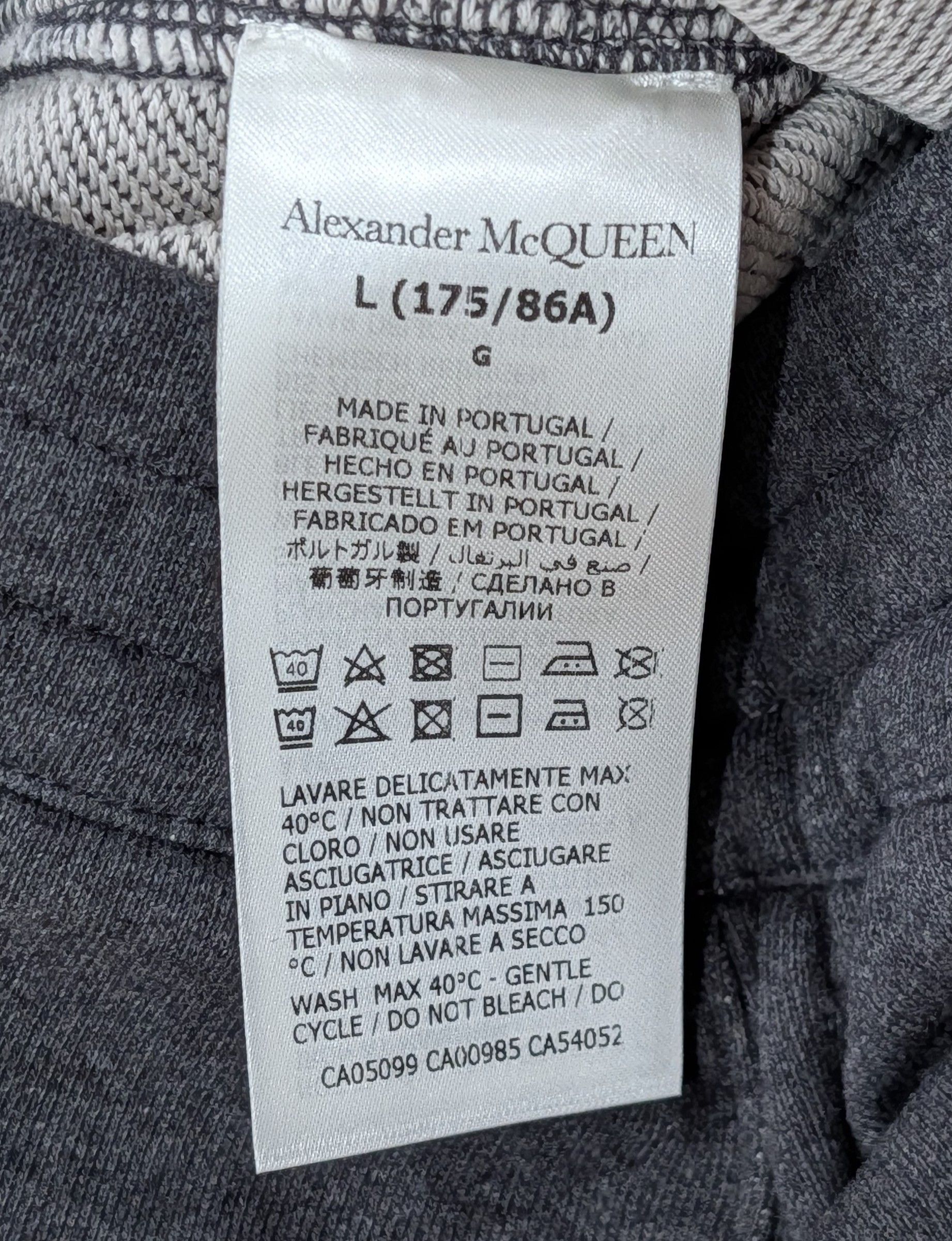 Alexander McQueen Alexander McQueen Elastic Waist Sweat Shorts Charcoal Large Size US 34 / EU 50 - 6 Thumbnail