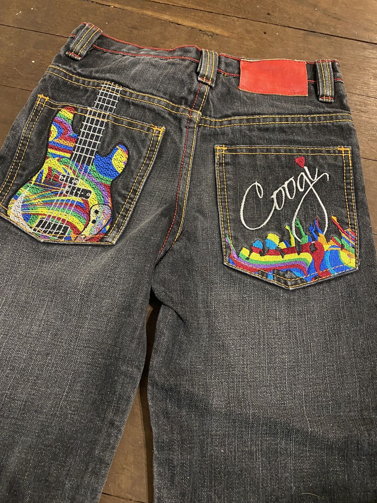 Vintage Vintage embroidered Coogi denim jeans. Size US XS / EU 42 / 0 - 4 Thumbnail