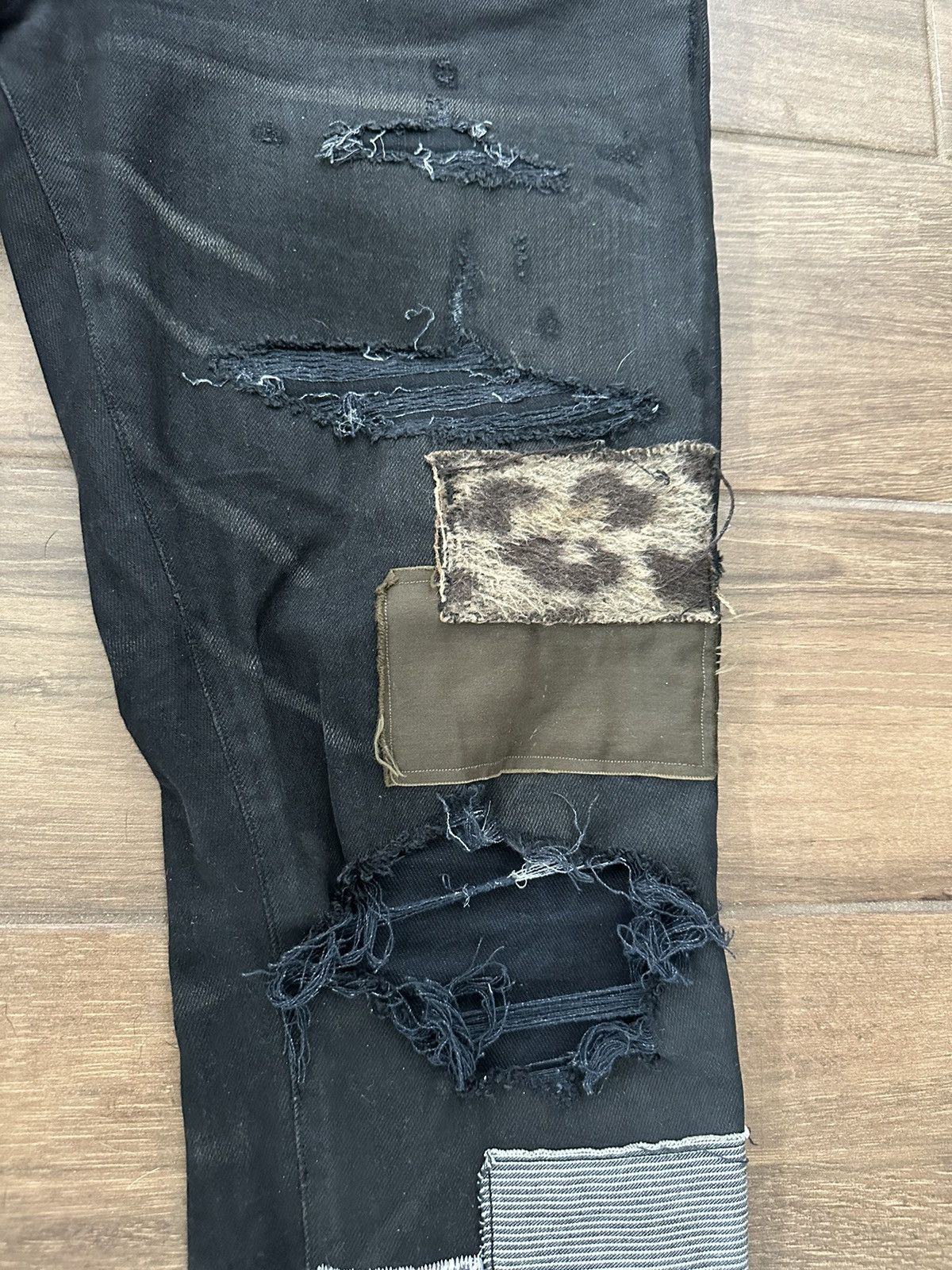 Amiri Amiri Grudge Patch Jeans Size US 34 / EU 50 - 8 Thumbnail