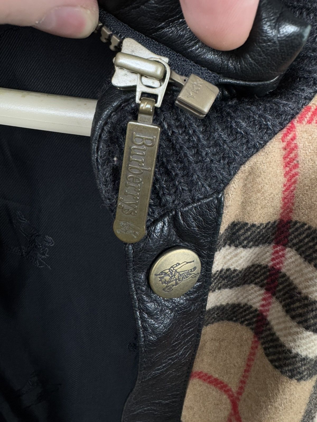 Burberry Burberry Insulated Leather Jacket With An Additional Vest Size US L / EU 52-54 / 3 - 14 Thumbnail