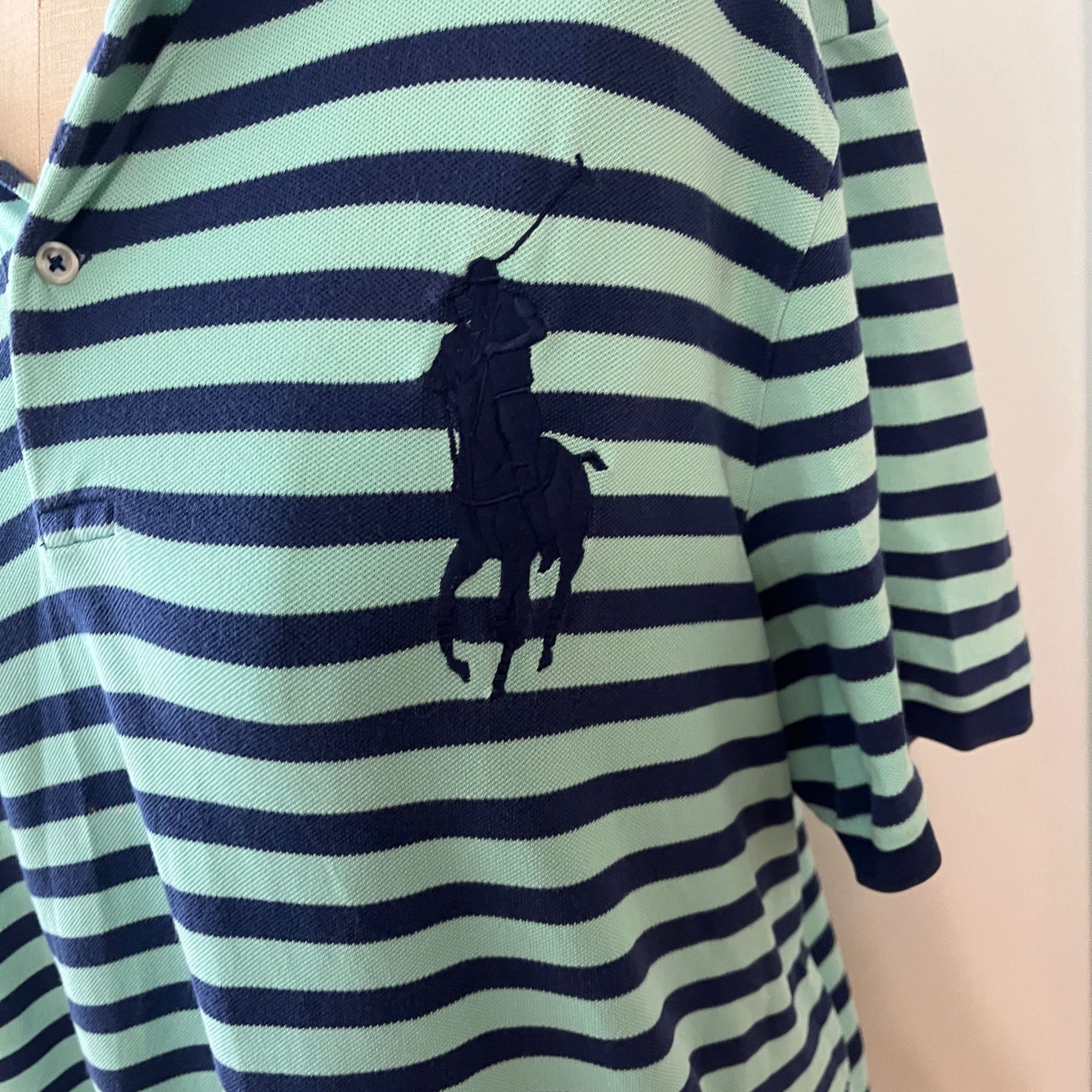 Polo Ralph Lauren Vintage POLO RALPH LAUREN Men's Striped Polo Golf Shirt Size Size US XL / EU 56 / 4 - 2 Thumbnail