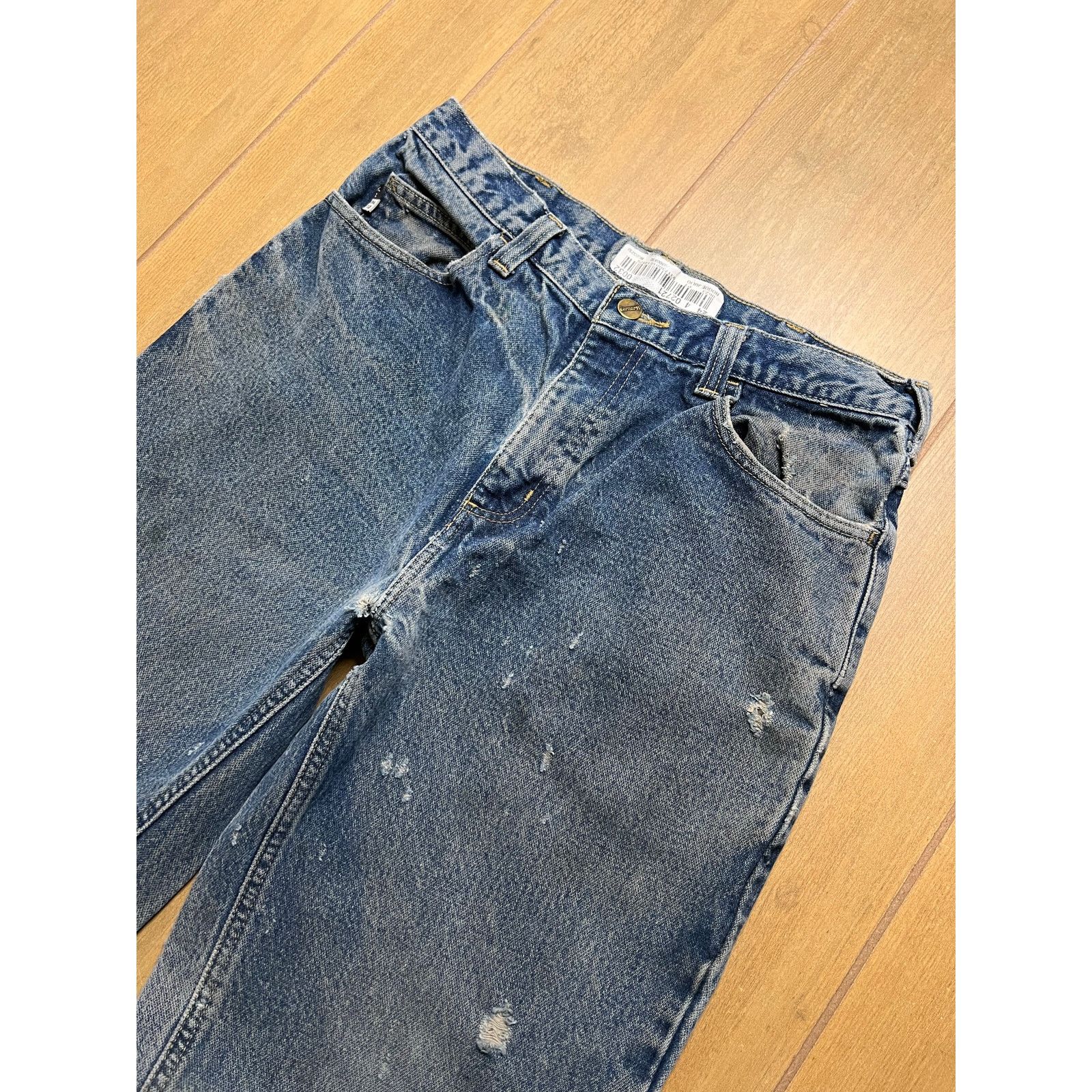 Carhartt Vintage Carhartt FR Actual Sz 30x28 Men’s Blue Denim Y2K Size US 32 / EU 48 - 3 Thumbnail