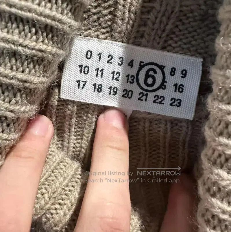 Maison Margiela Maison Margiela Beige Wool Knit Sweater . Size XS / US 0-2 / IT 36-38 - 3 Thumbnail