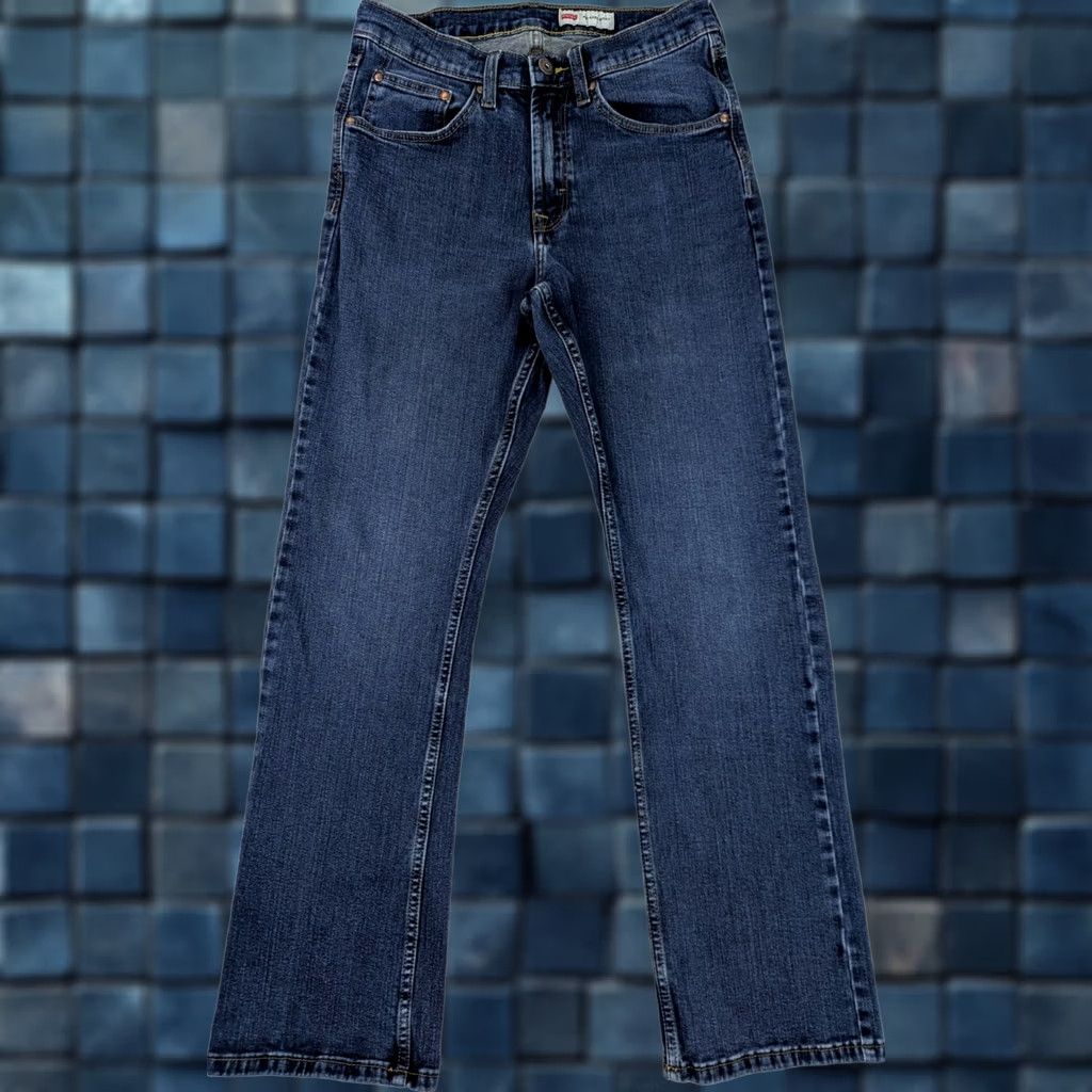 Wrangler Wrangler Jeans Men 29x30 Relaxed Bootcut Blue Denim Stretch Cotton 5-Pocket Size US 29 - 1 Thumbnail