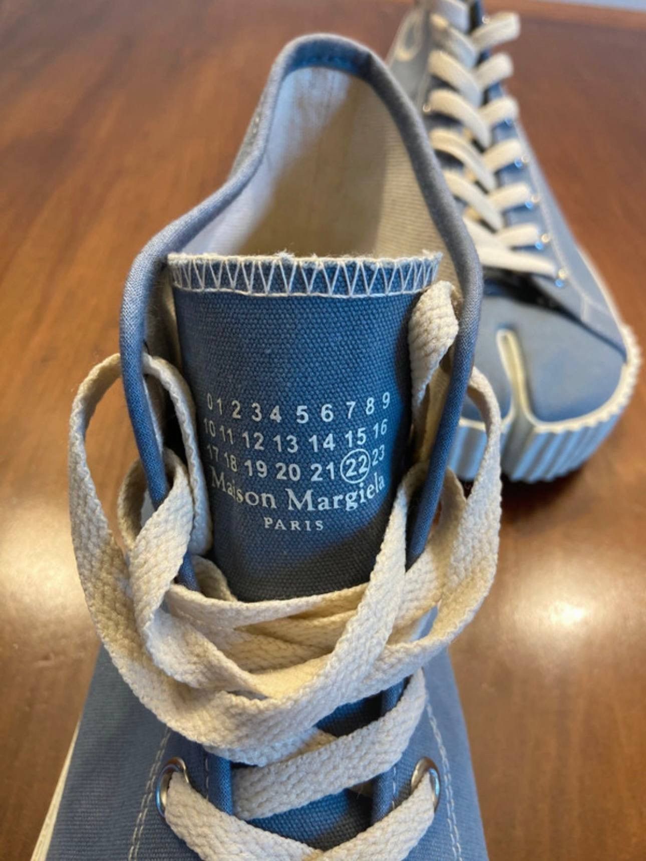 Maison Margiela Maison Margiela high-top sneakers blue Size US 10 / EU 43 - 10 Thumbnail