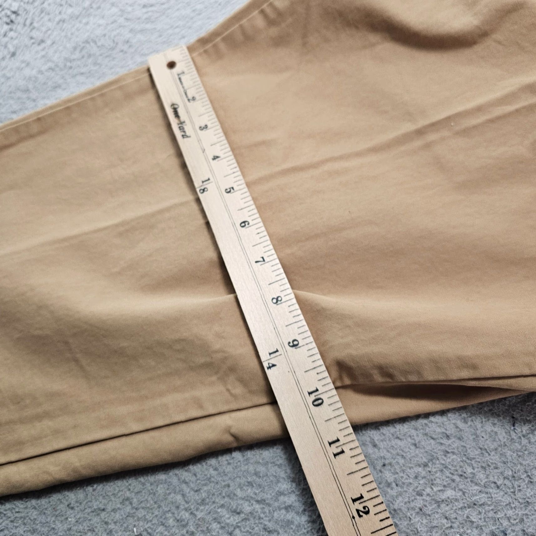 Dockers DOCKERS Washed Khaki Pant Mens 36x28.5 Classic Fit Cotton Flat Front Shirt Size US 36 / EU 52 - 7 Thumbnail