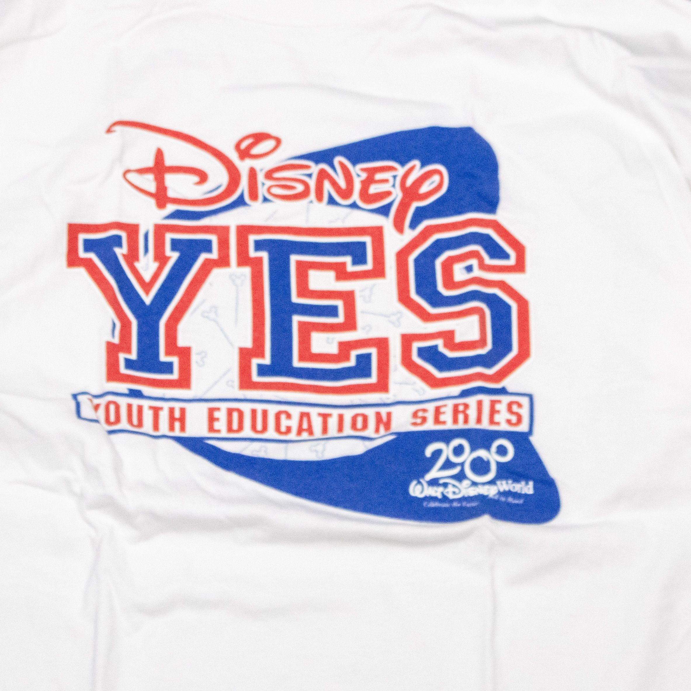 Disney × Mickey Mouse × Vintage Y2K 2000‘s Disney Youth Education Series Double Stitch Tee Size US L / EU 52-54 / 3 - 4 Thumbnail
