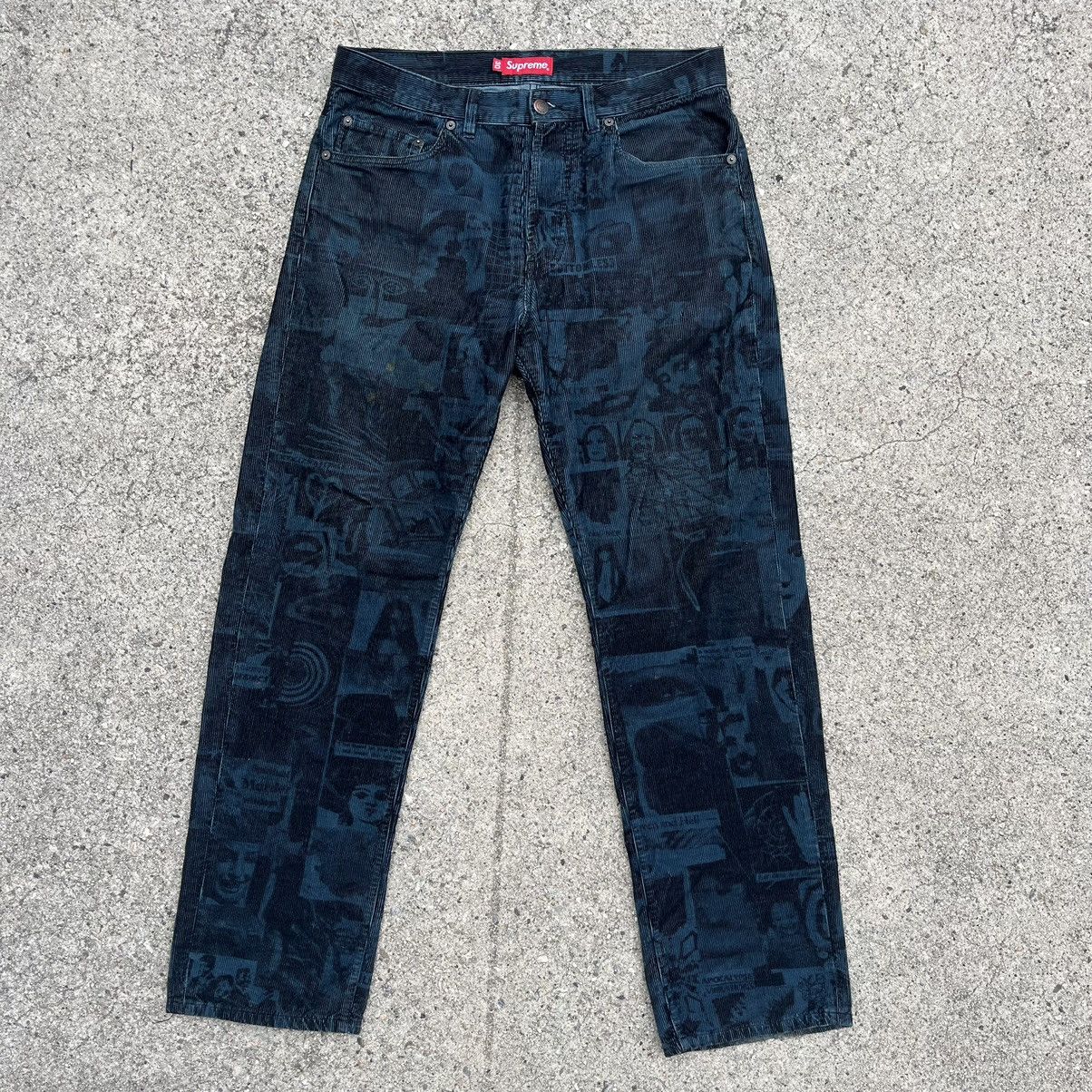 Supreme Supreme Vibrations Corduroy Pants SS18 Size 32 Size US 32 / EU 48 - 2 Thumbnail