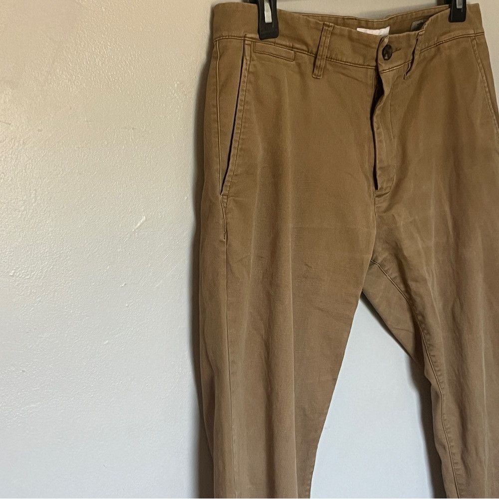 Designer GOODFELLOW Tan Slim Fit Hennepin Chino Pants-Size 30” x 30” Size US 30 / EU 46 - 3 Thumbnail