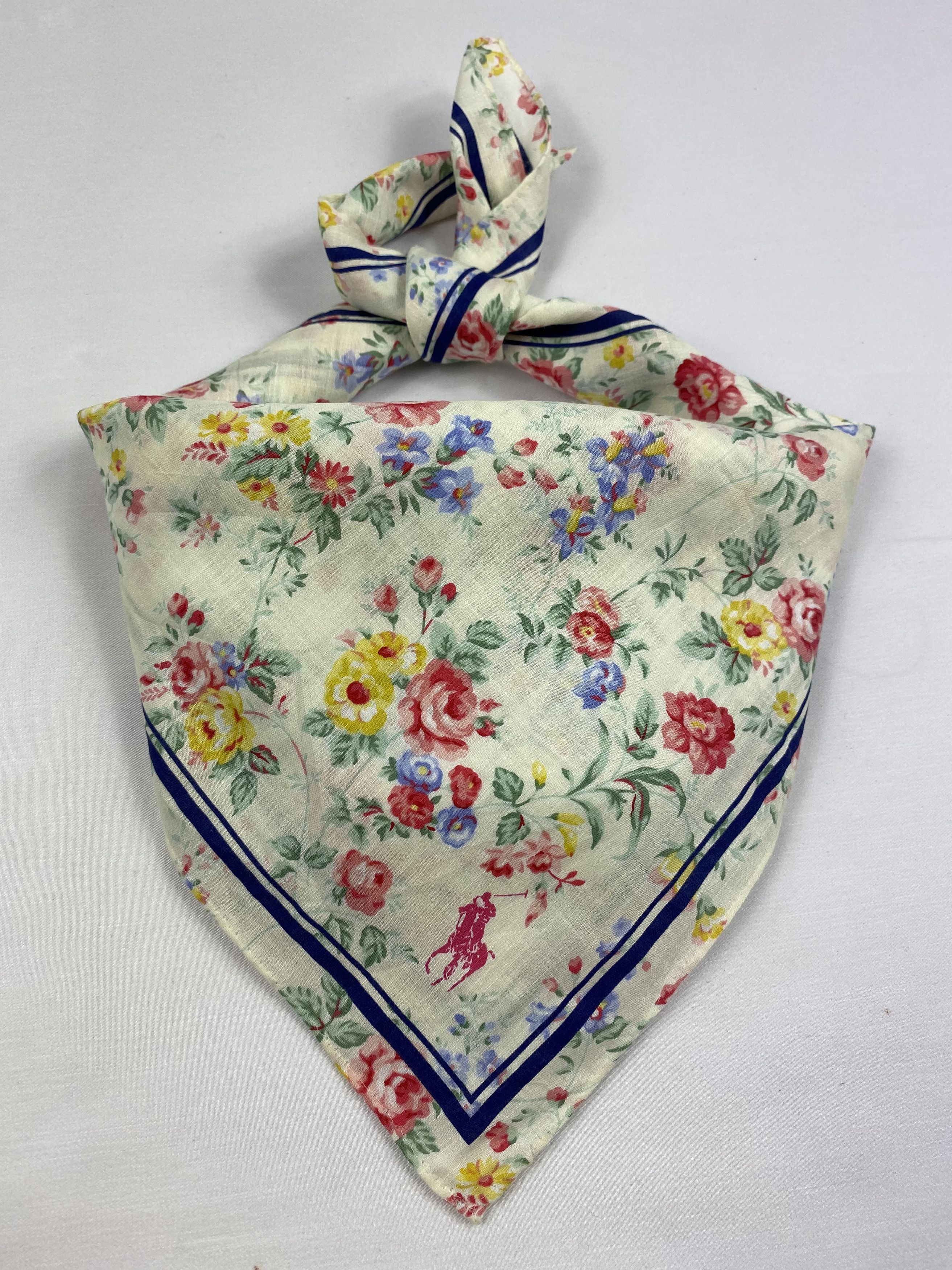 Polo Ralph Lauren × Ralph Lauren × Vintage Polo Ralph Lauren Handkerchief / Bandana / Neckerchief Size ONE SIZE - 1 Thumbnail