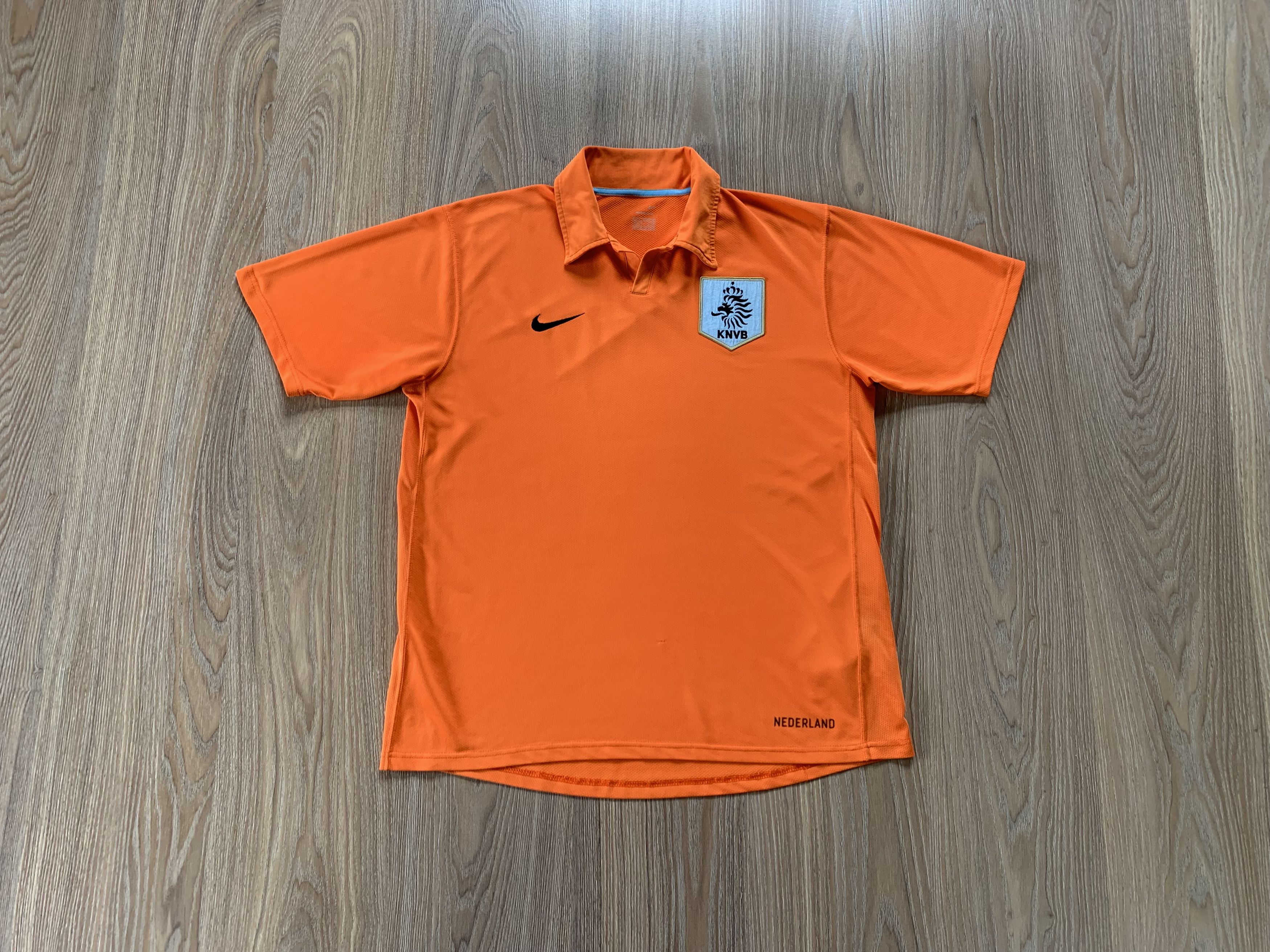 Nike × Vintage Nike Netherlands National Football Team Home Jersey 2006 Size US L / EU 52-54 / 3 - 1 Thumbnail