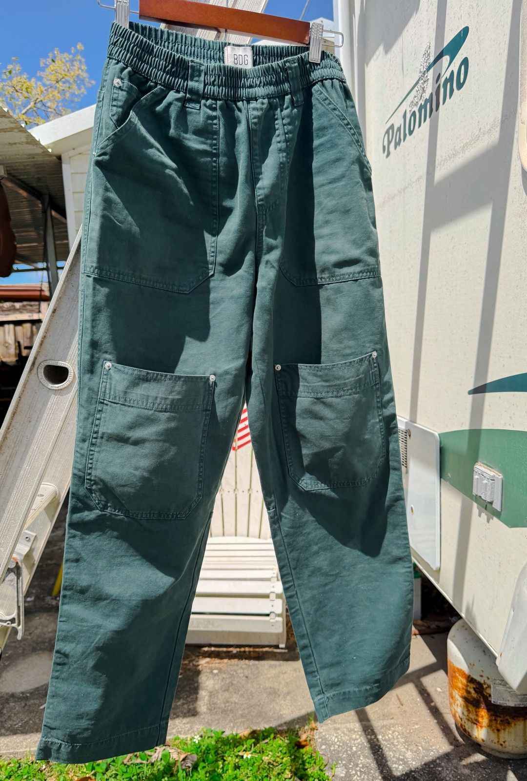 Bdg BDG Urban Outfitters Worker Pants Green Size S Size US 31 - 1 Thumbnail