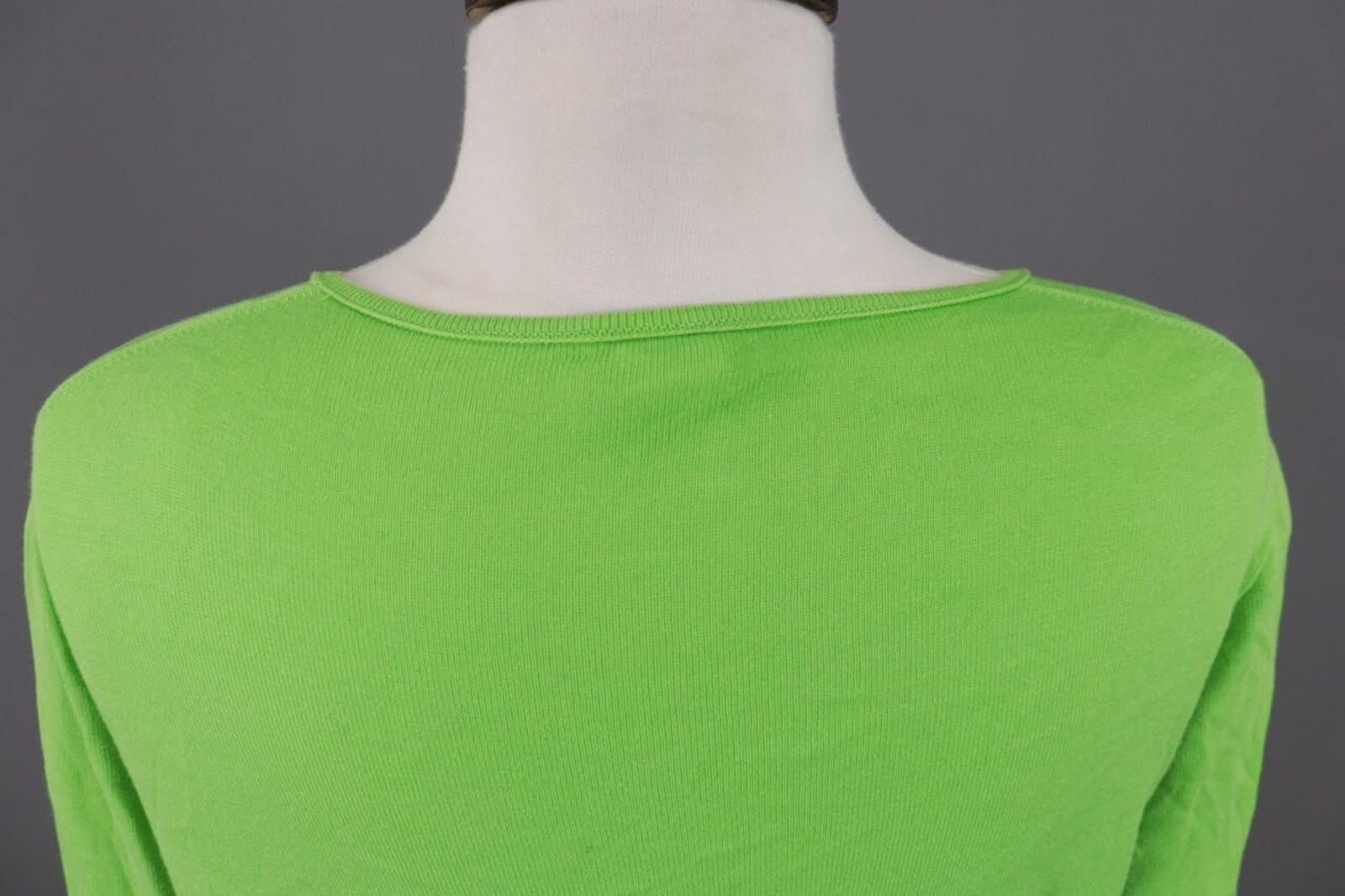 J.Crew J. Crew Green Crew Neck Relaxed Stretch Sweater Size L Size L / US 10 / IT 46 - 9 Thumbnail