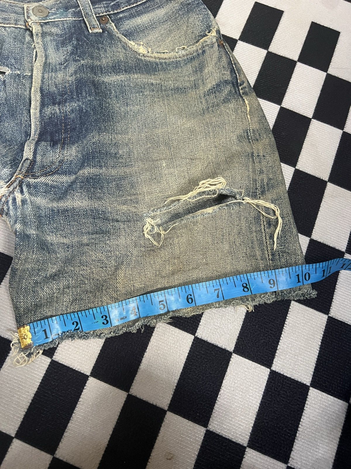 Levi's × Vintage Vintage Big E 90s Distressed Jeans Repro Japan Size US 30 / EU 46 - 7 Thumbnail