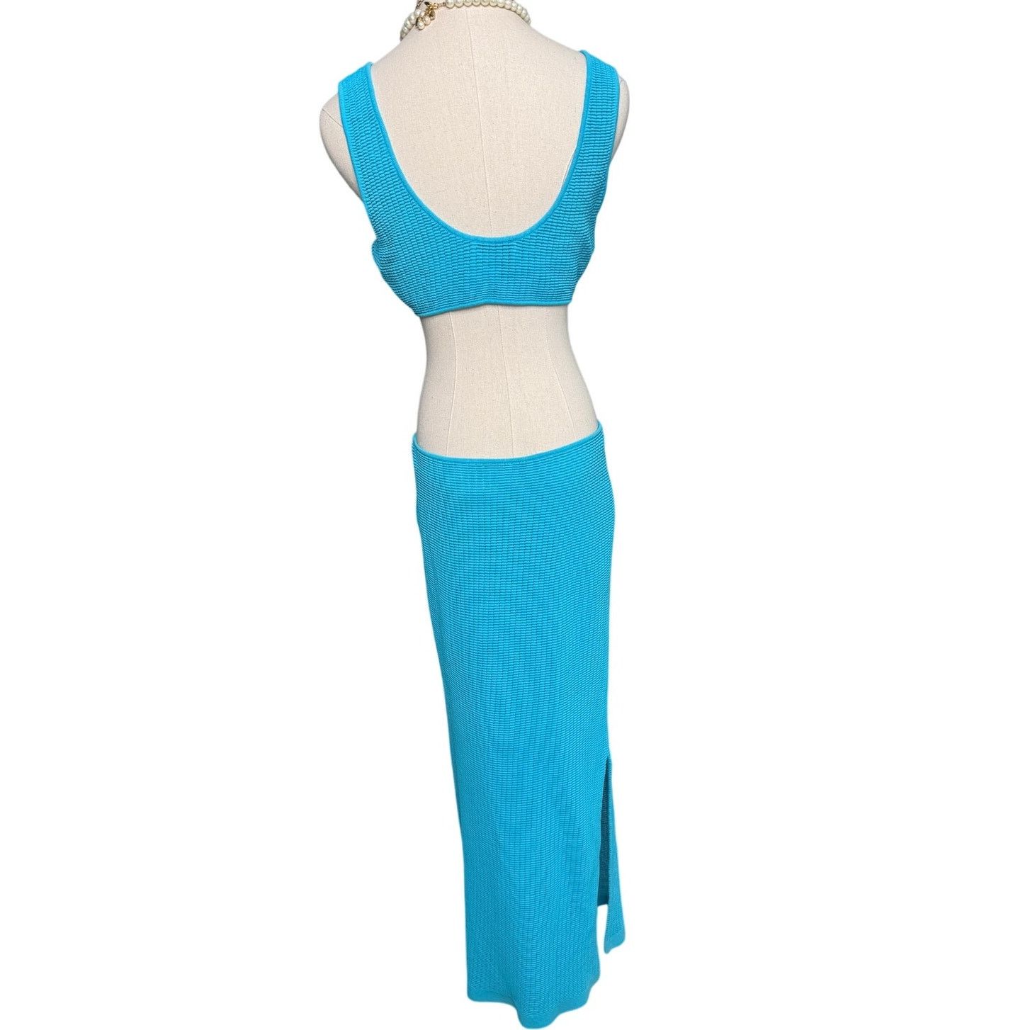 Solid & Striped Solid & Striped The Bailey Dress Cerulean Blue swim size XL Size XL / US 12-14 / IT 48-50 - 7 Thumbnail