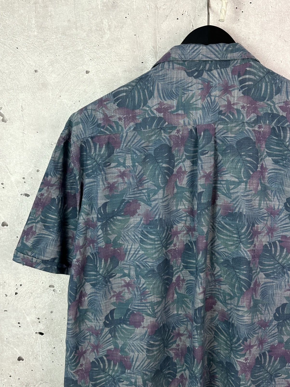 Barbour Barbour Regular Fit Tropical Leaves Short Sleeve Men’s Shirt Size US XXL / EU 58 / 5 - 7 Thumbnail