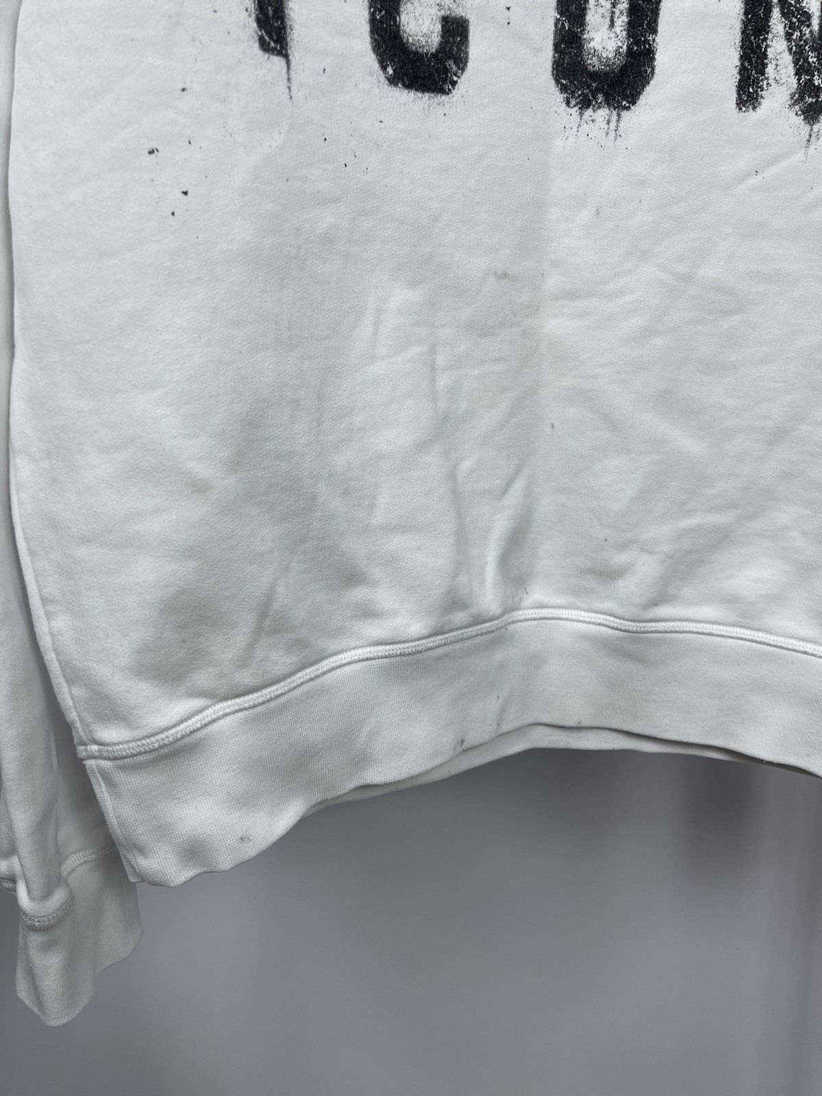 Dsquared2 Dsquared2 ICON Sweatshirt Size M White Big Logo Italy Size US M / EU 48-50 / 2 - 5 Thumbnail