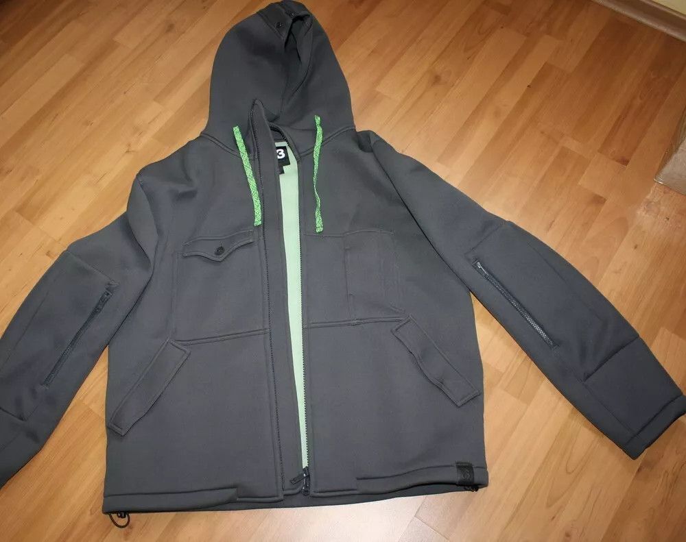 Y-3 Jacket hoodie neoprene Yohji Yamamoto Adidas Y-3 Size US XL / EU 56 / 4 - 6 Thumbnail