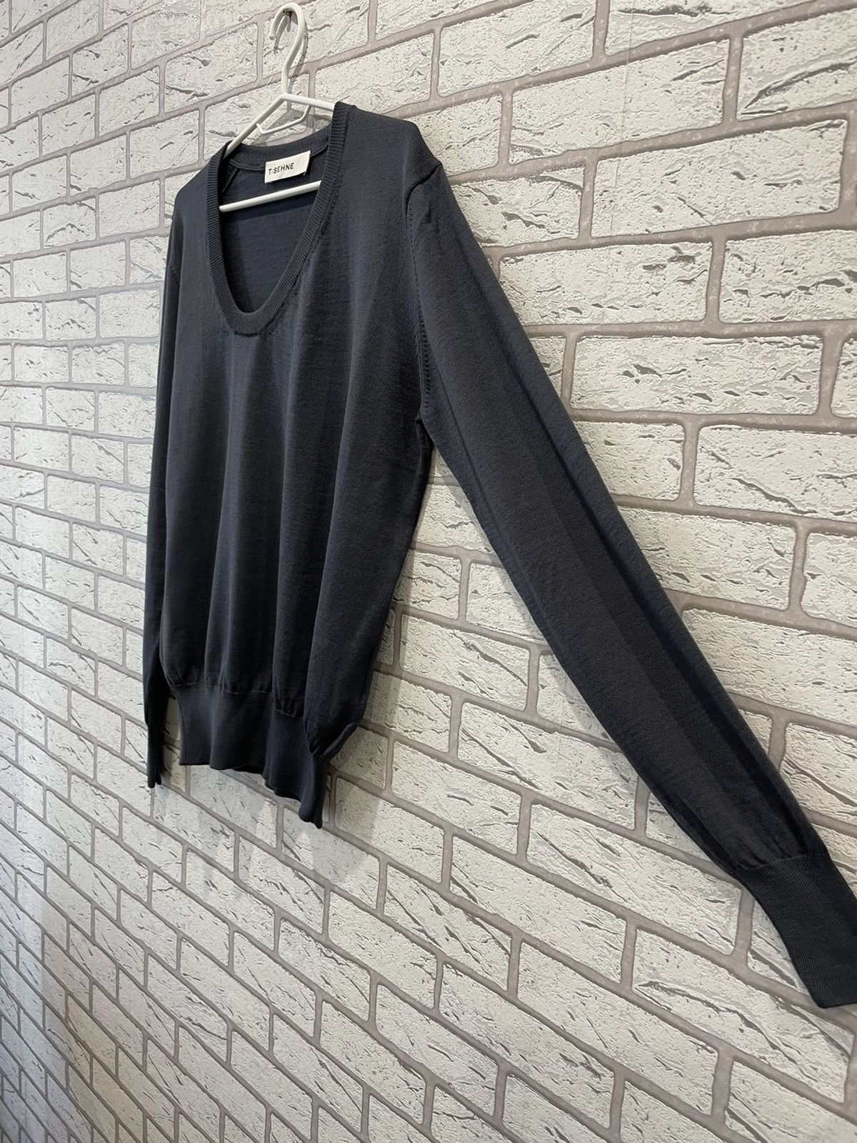Designer × Japanese Brand T/SEHNE Thomas Sehne Summer / 2020 Collection Wool Sweater Size US M / EU 48-50 / 2 - 6 Thumbnail