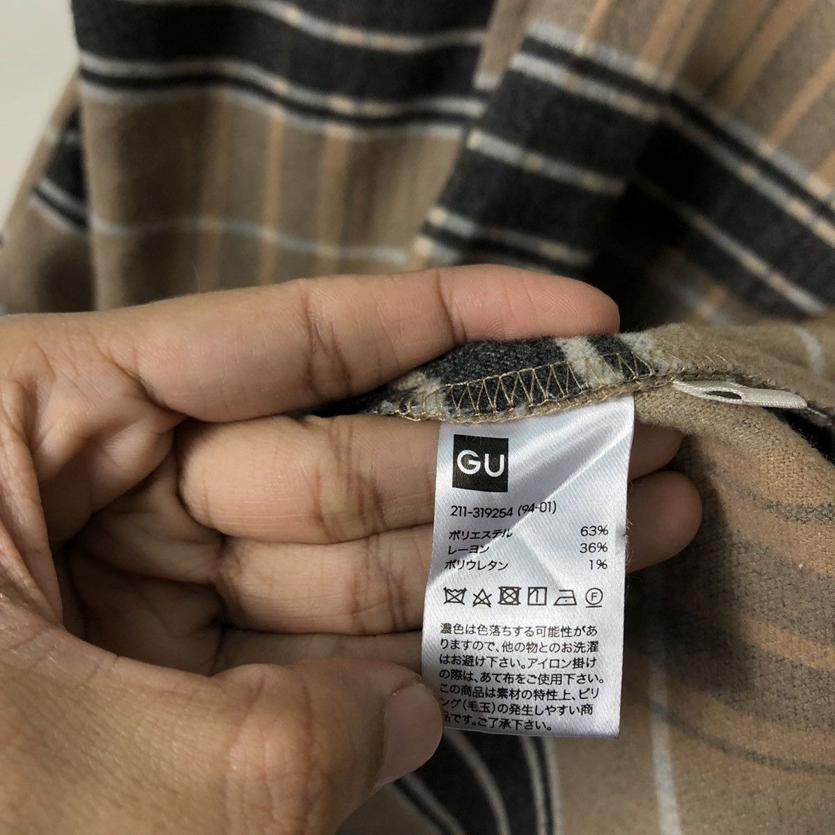Flannel 🔥Flannel Jacket GU Japan Issey Miyake Tartan Design Size US XL / EU 56 / 4 - 13 Thumbnail